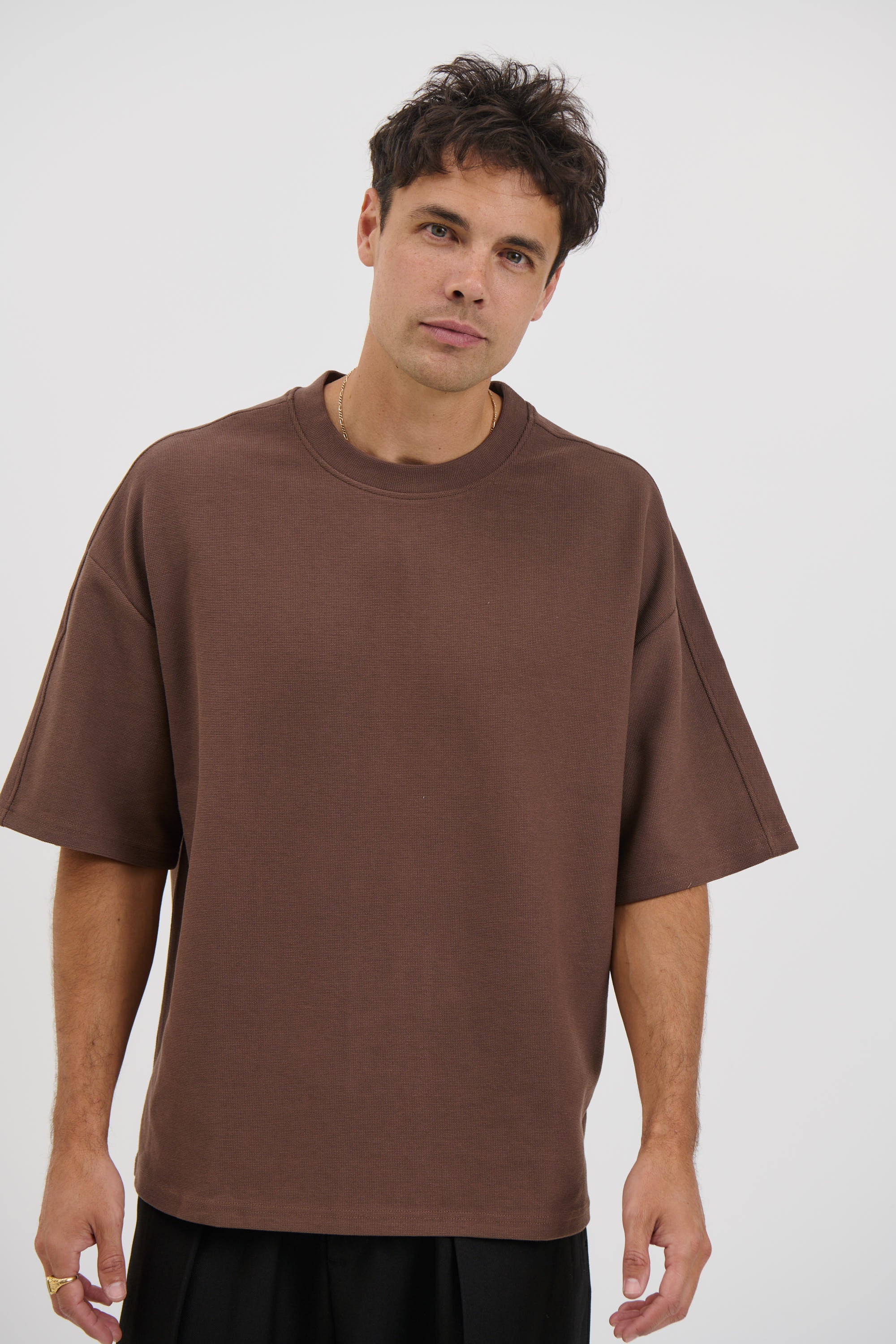 Henry Heavyweight Tee Choc