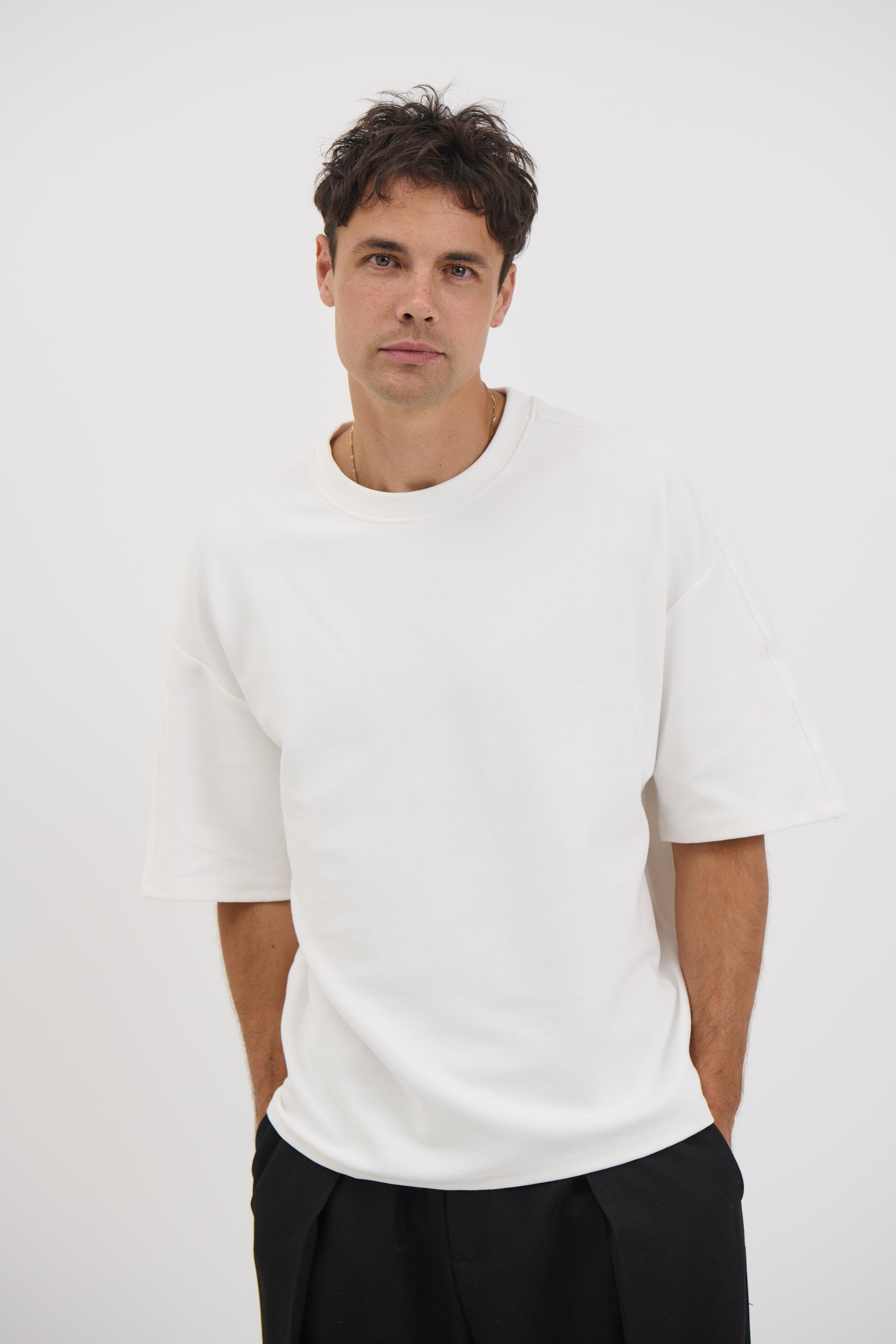 Henry Heavyweight Tee Ivory