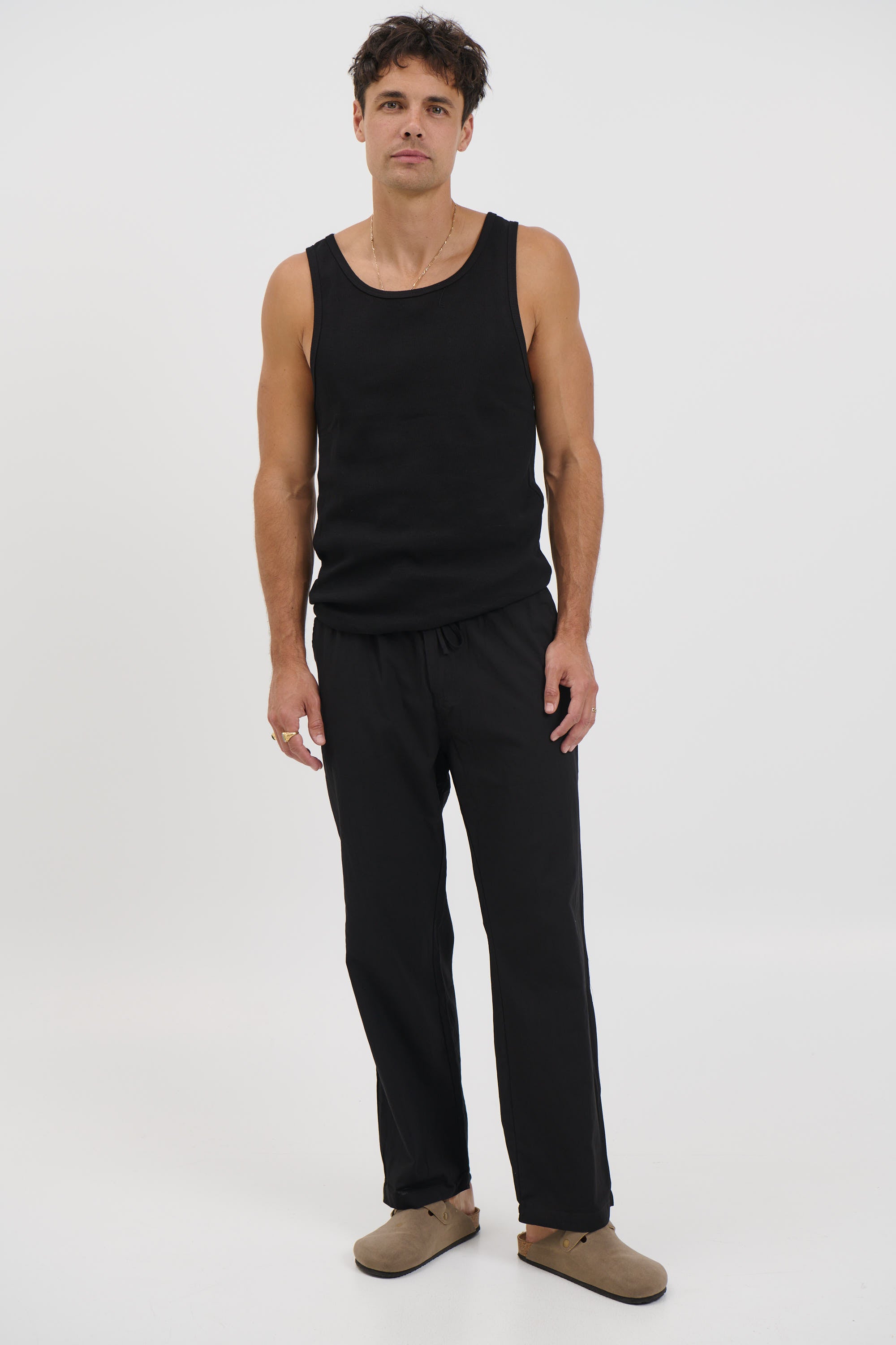 Dion Relaxed Pant Black