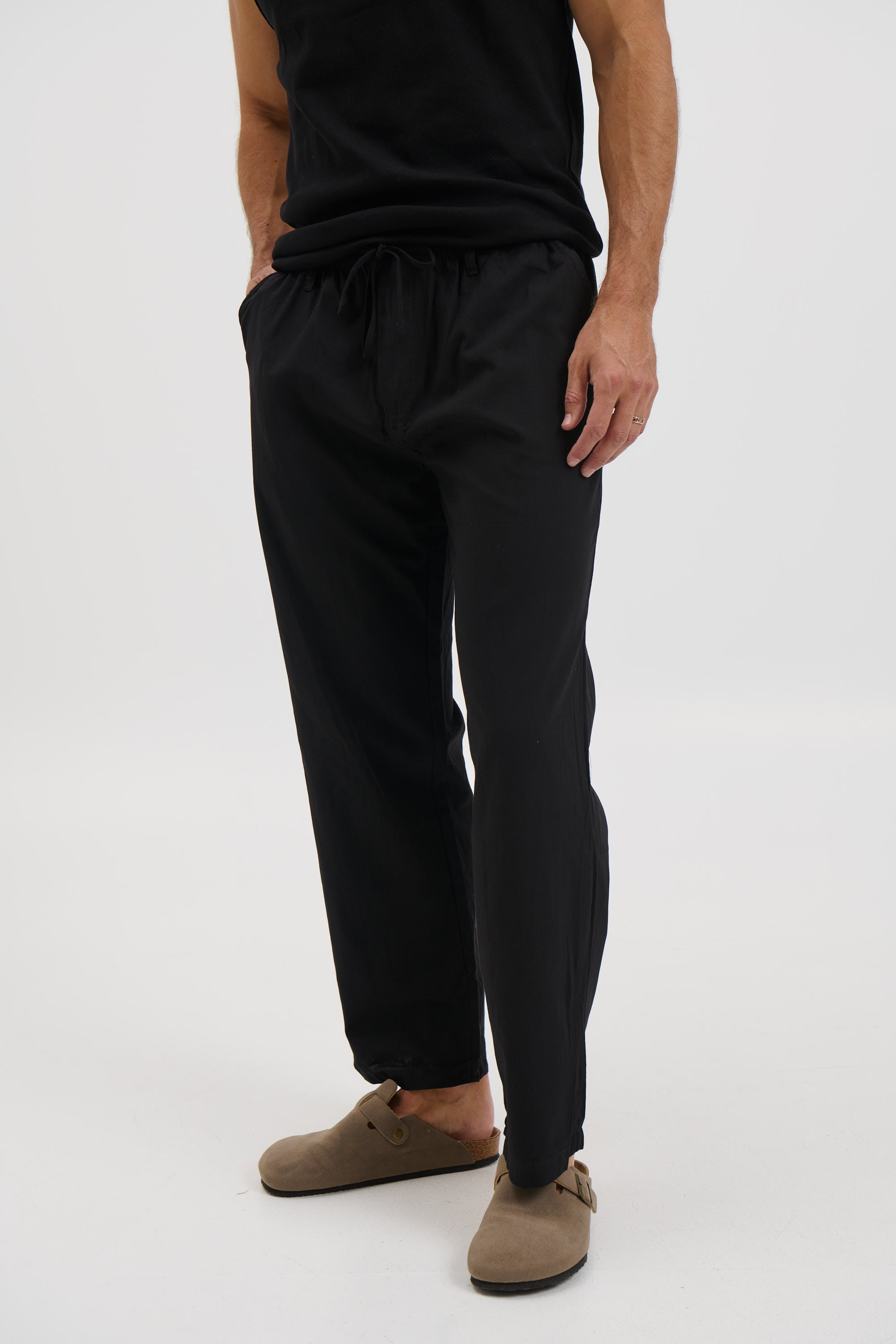 Dion Relaxed Pant Black