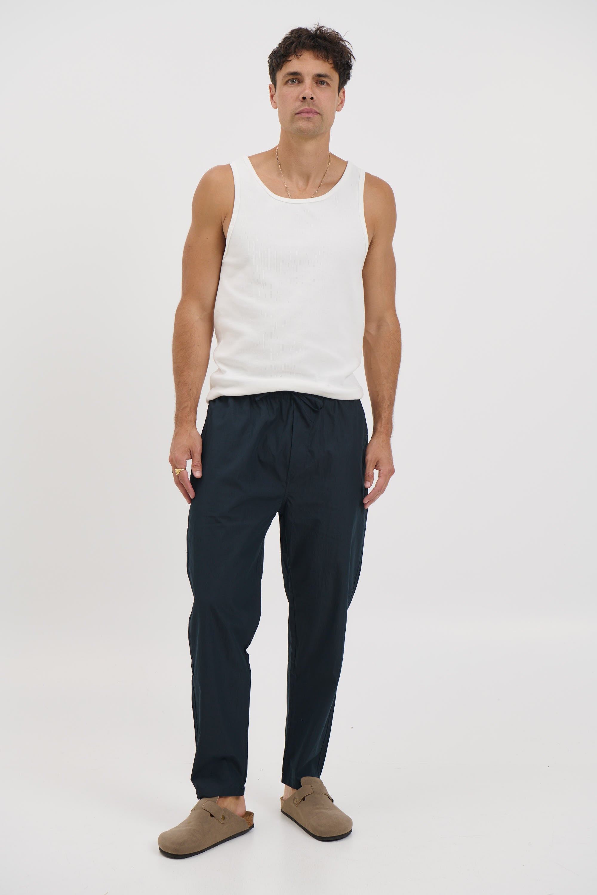 Locky Straight Pant Navy