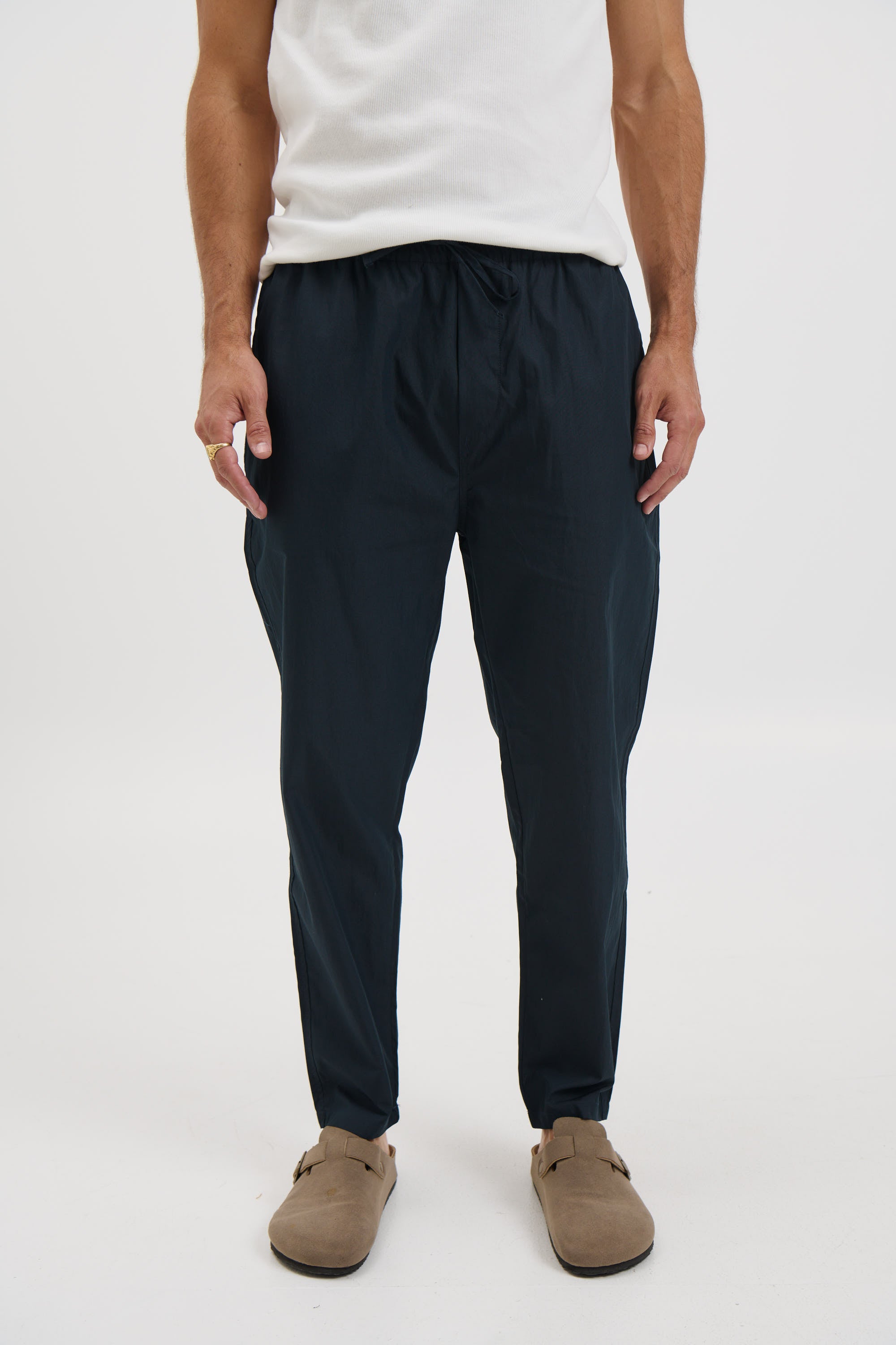 Locky Straight Pant Navy