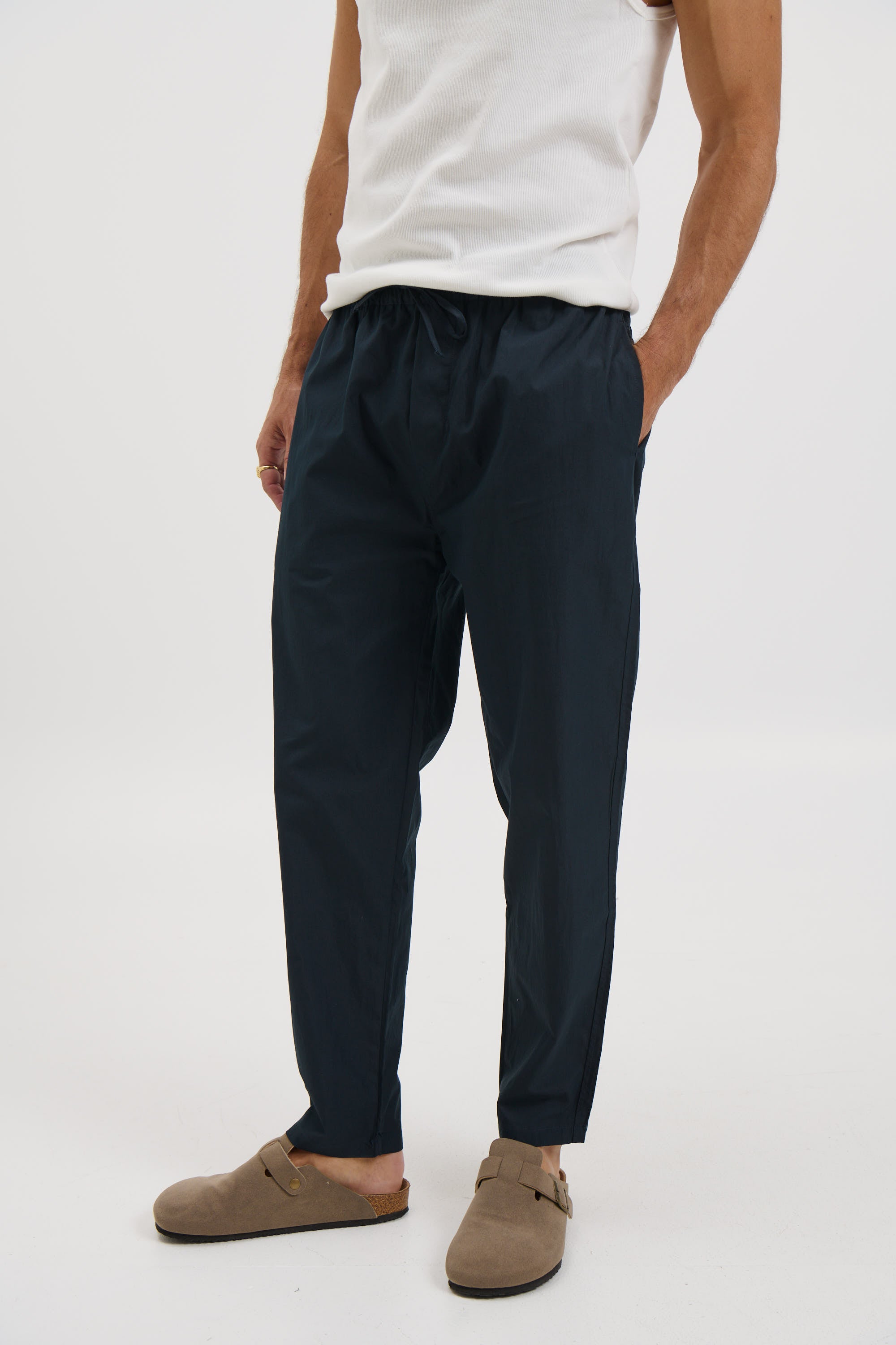 Locky Straight Pant Navy
