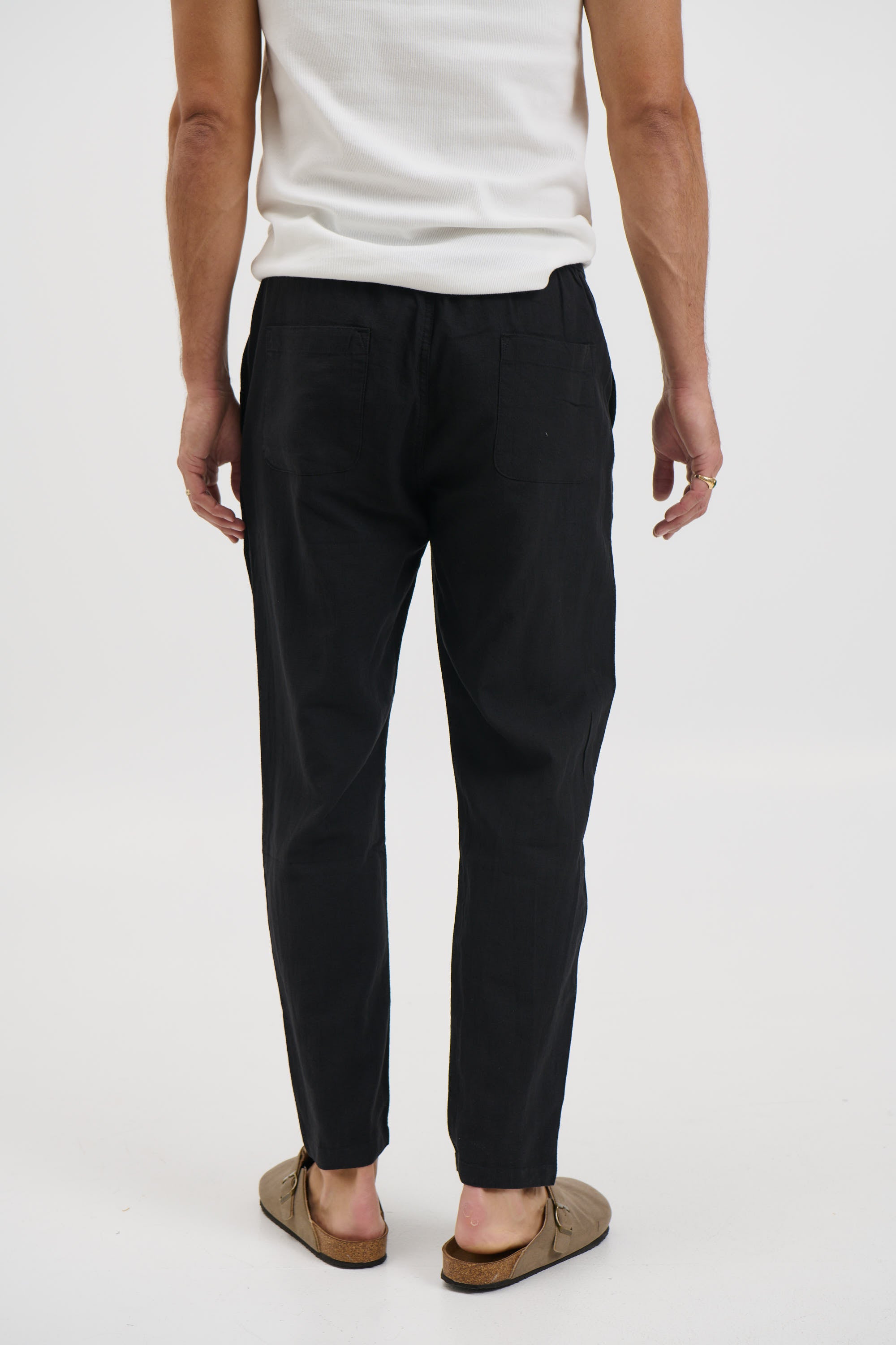 NTH Linen Pant Black