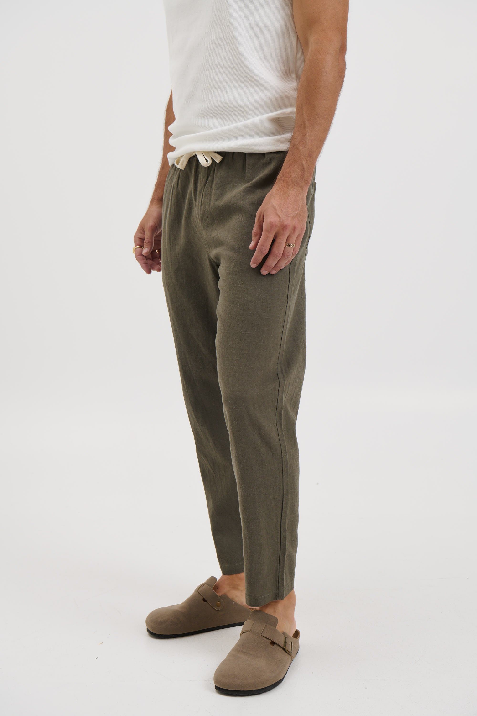 NTH Linen Pant Khaki
