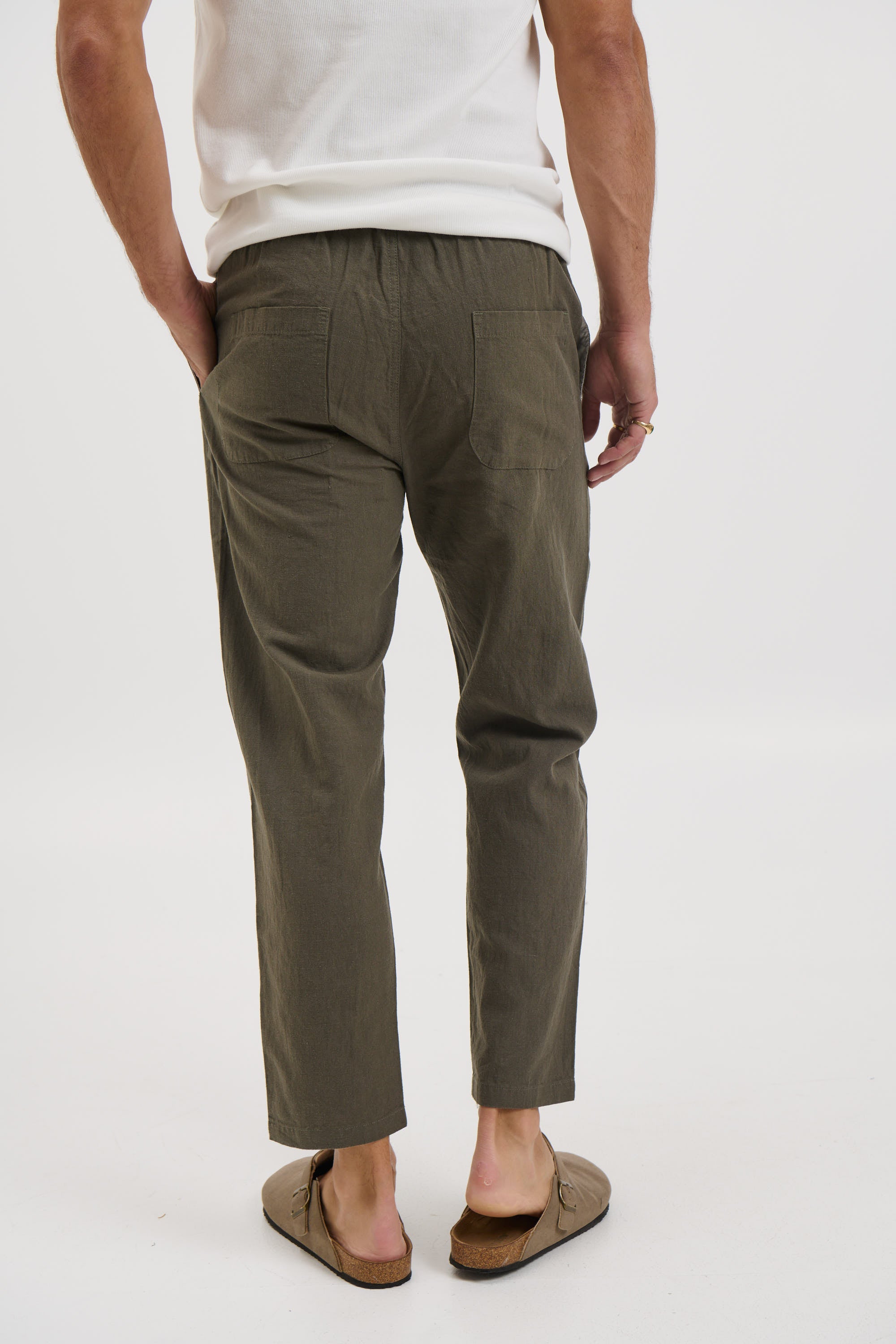 NTH Linen Pant Khaki