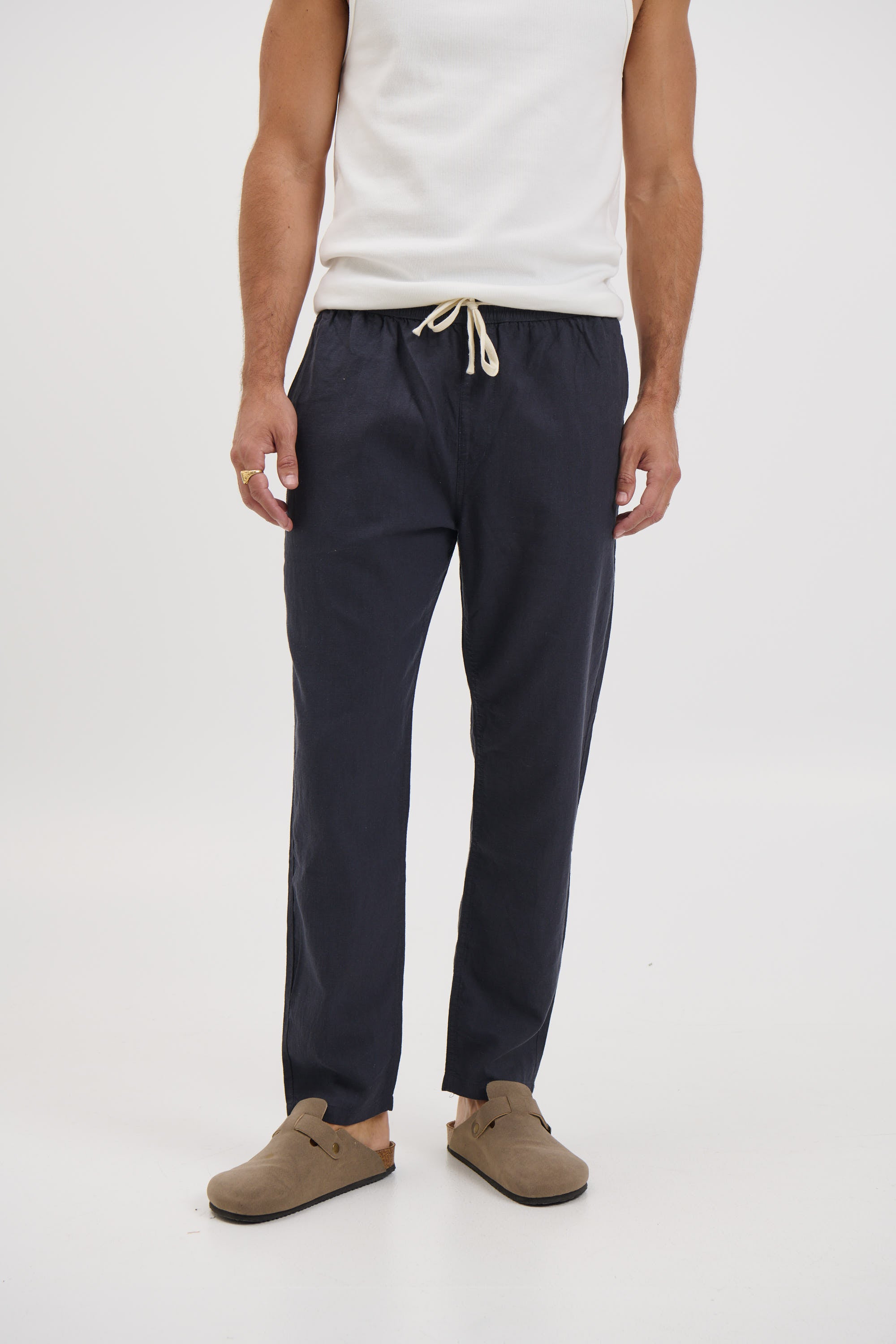 NTH Linen Pant Navy