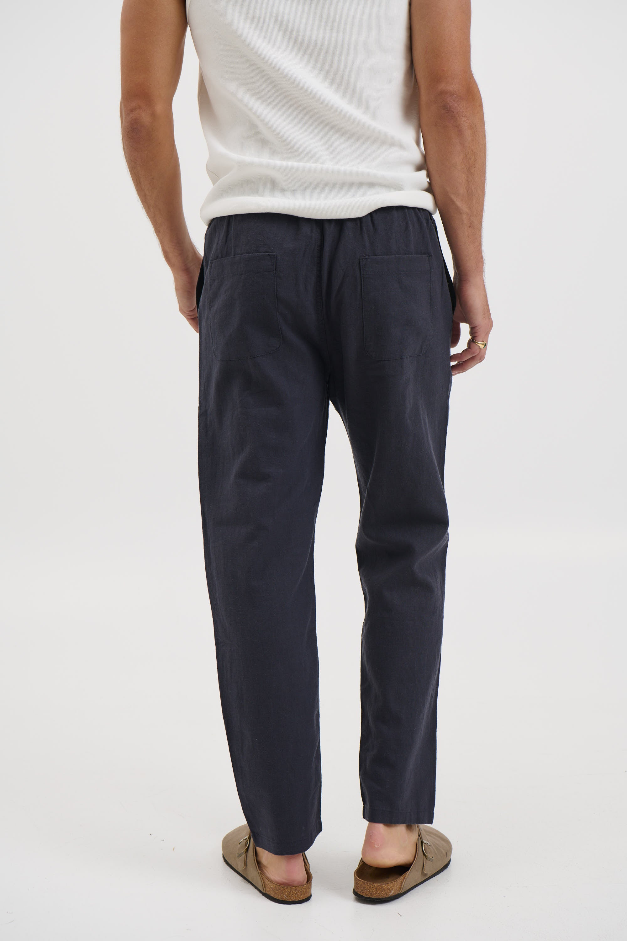 NTH Linen Pant Navy