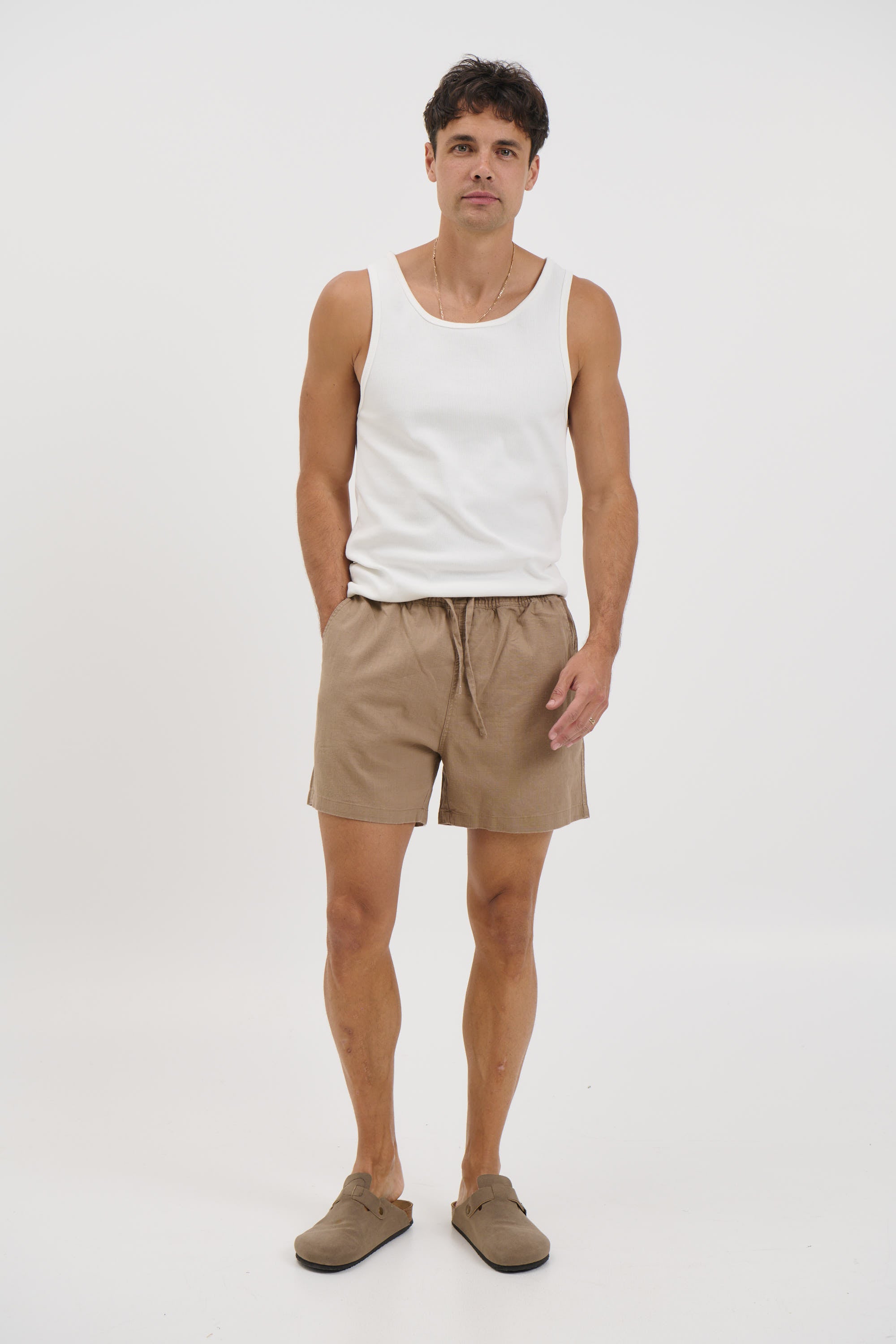 NTH Felix Linen Short Choc
