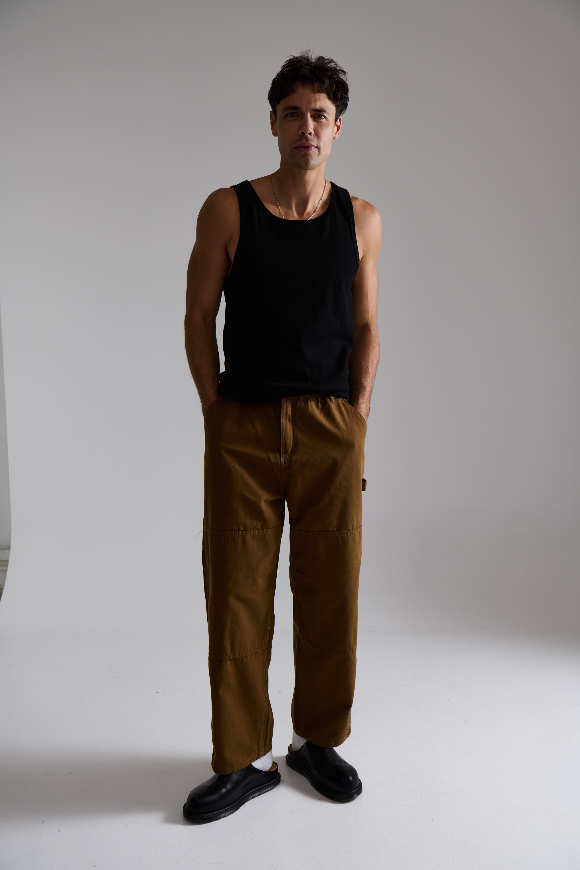 Cotton Drill Pant Choc