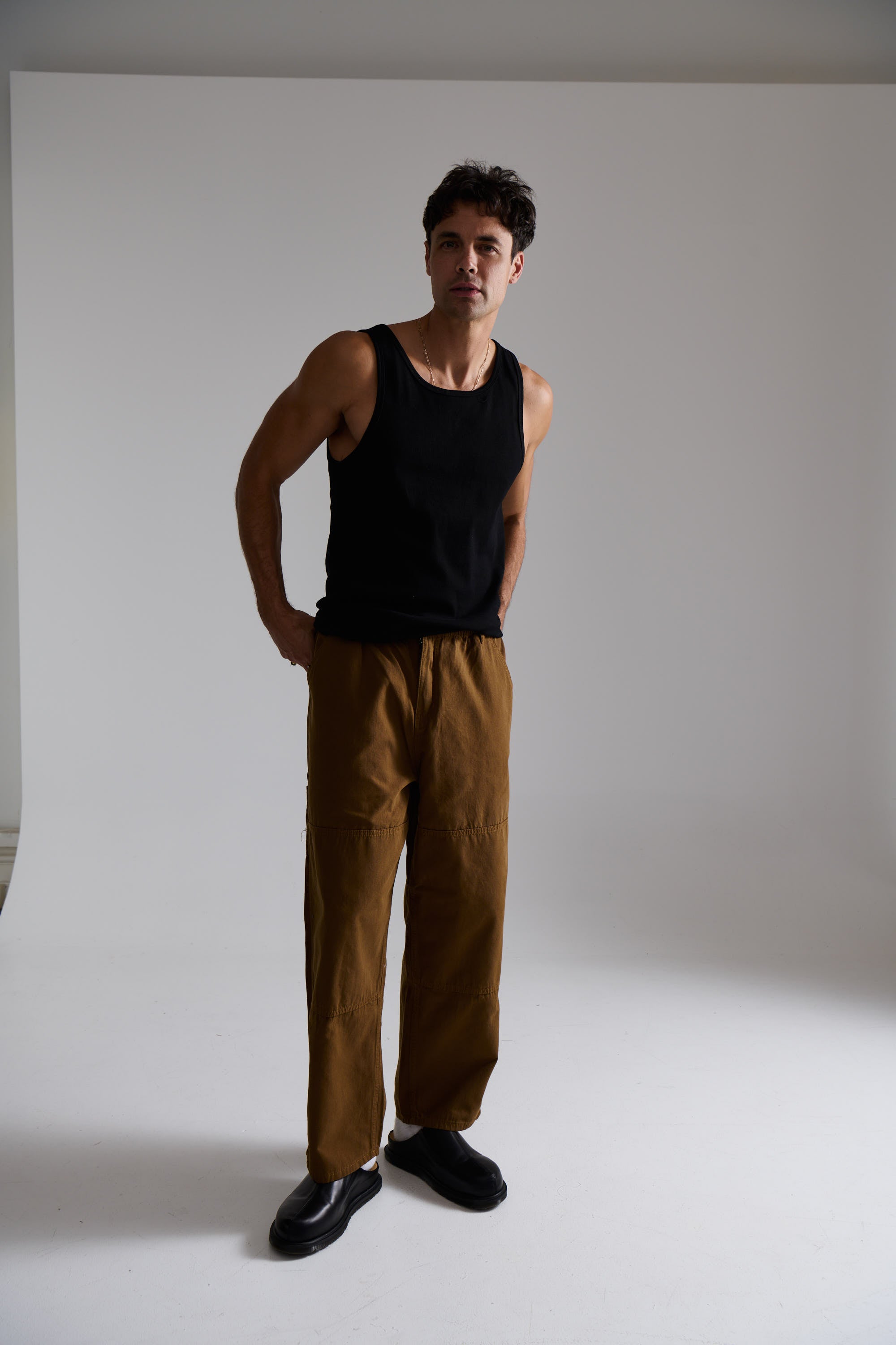 Cotton Drill Pant Choc