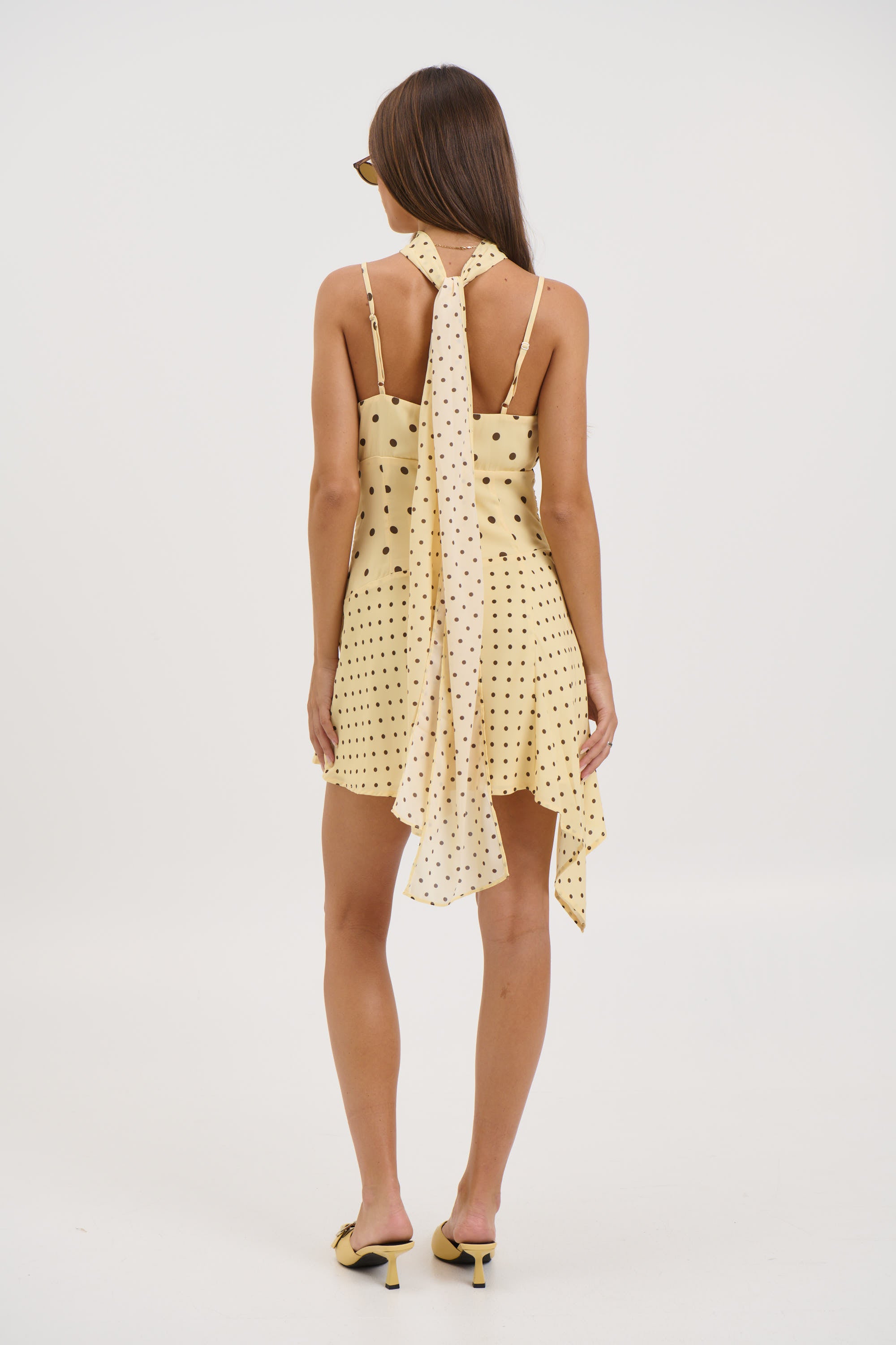 Alora Scoop Dress Lemon