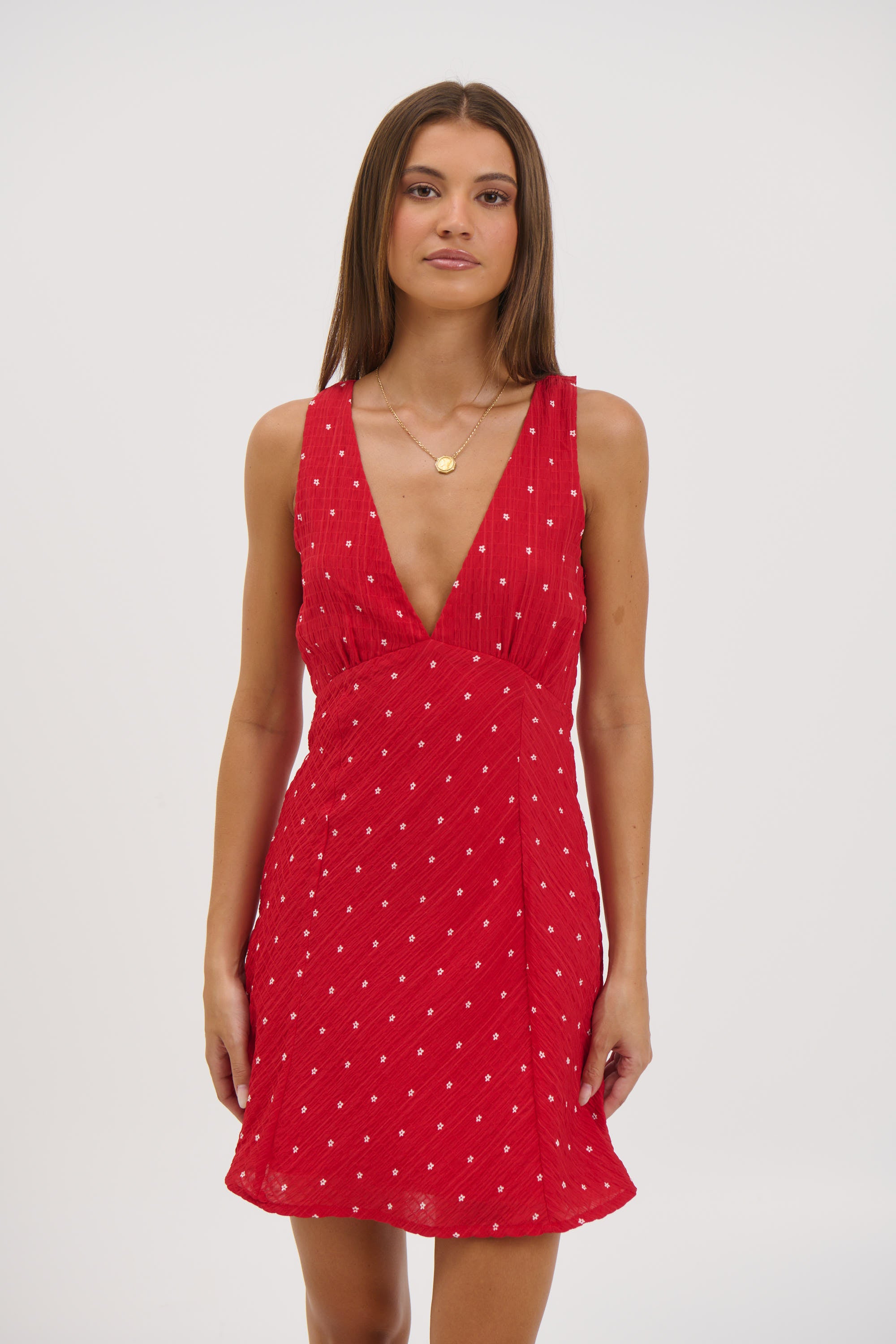 Liza Mini Dress Cherry