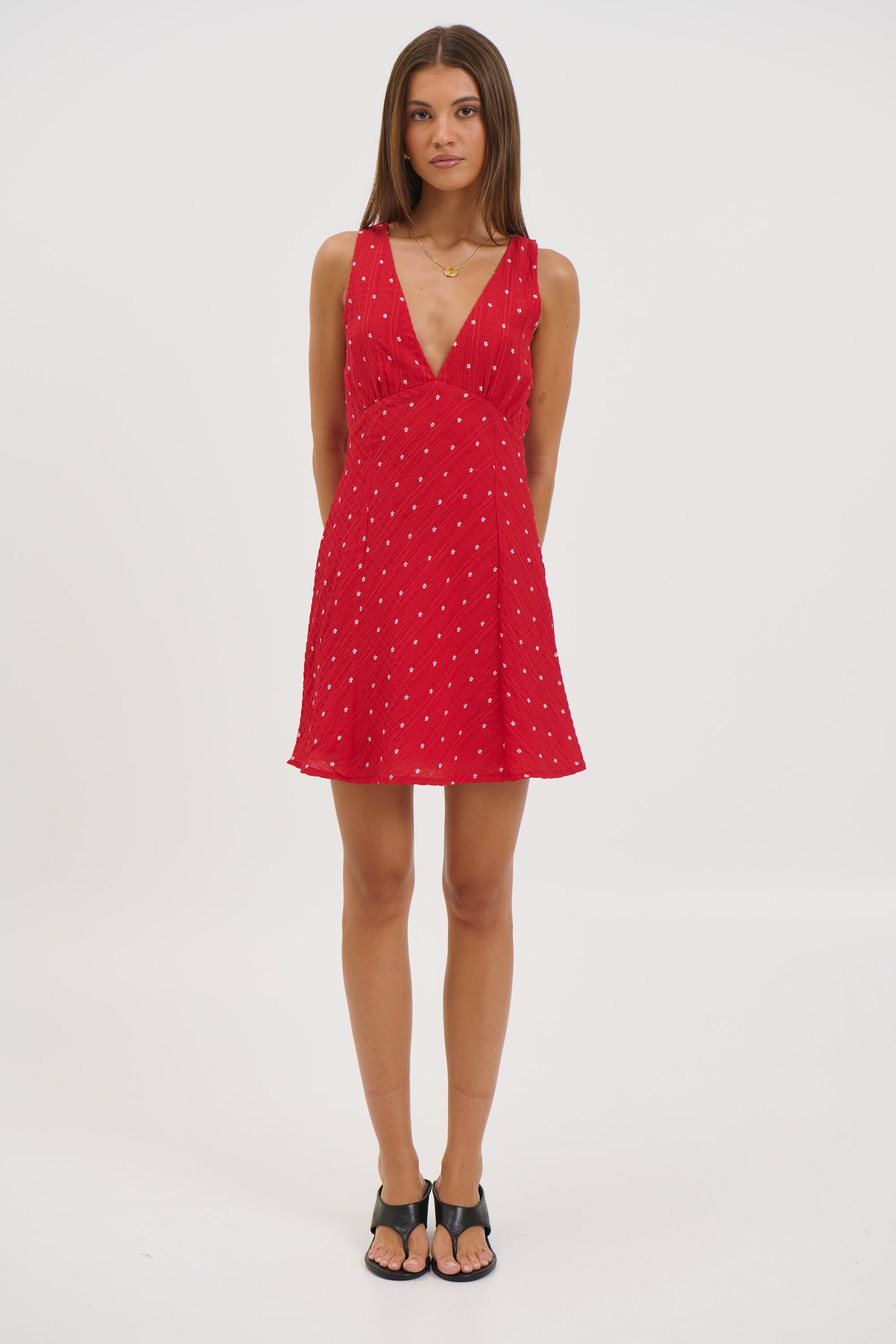 Liza Mini Dress Cherry
