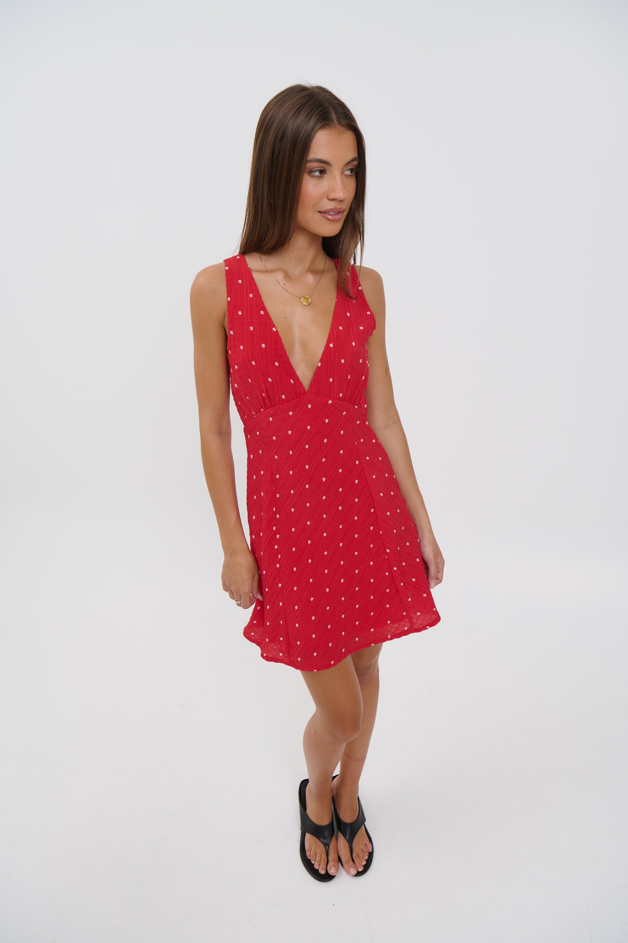 Liza Mini Dress Cherry