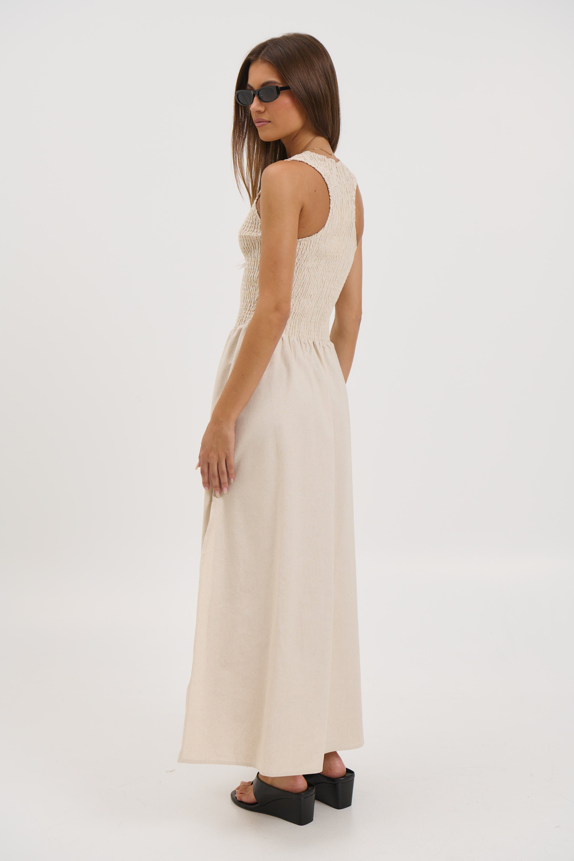 Destiny Maxi Dress Oat