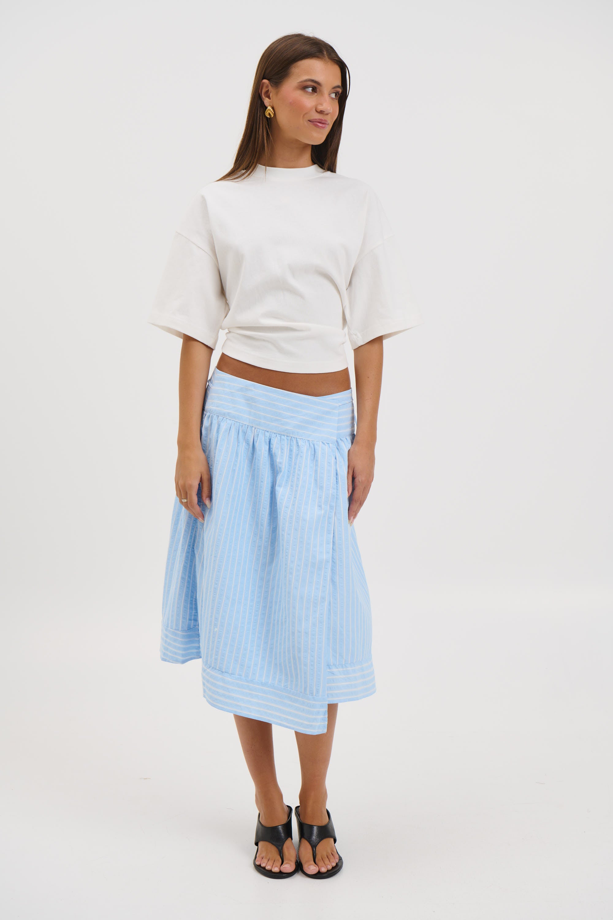 Chase Midi Skirt Sky