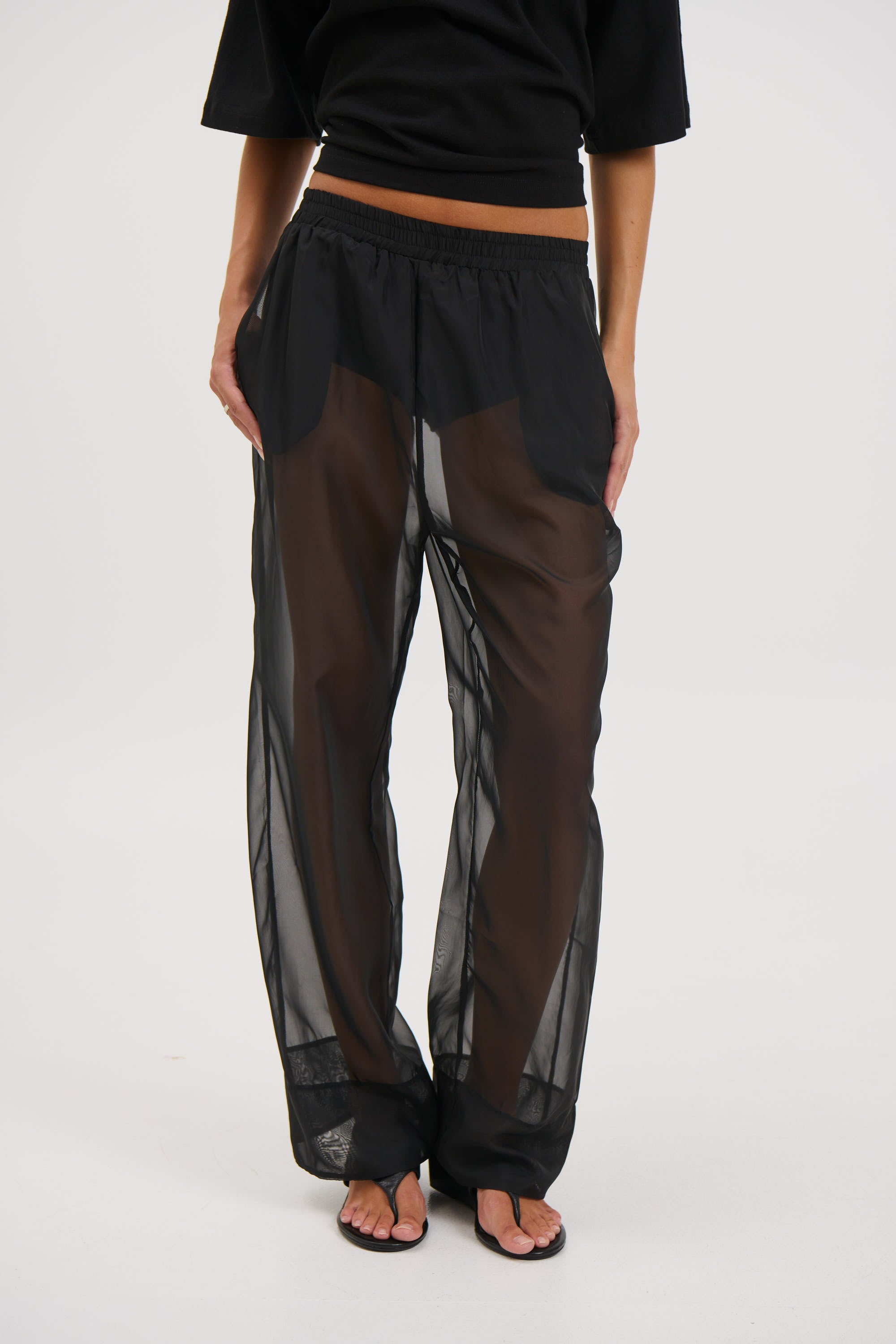 Tobias Sheer Pant Black