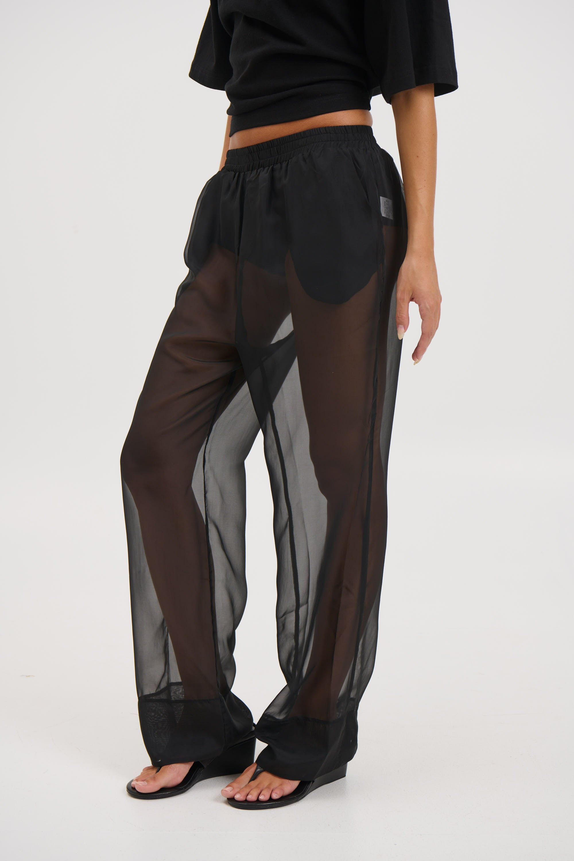 Tobias Sheer Pant Black