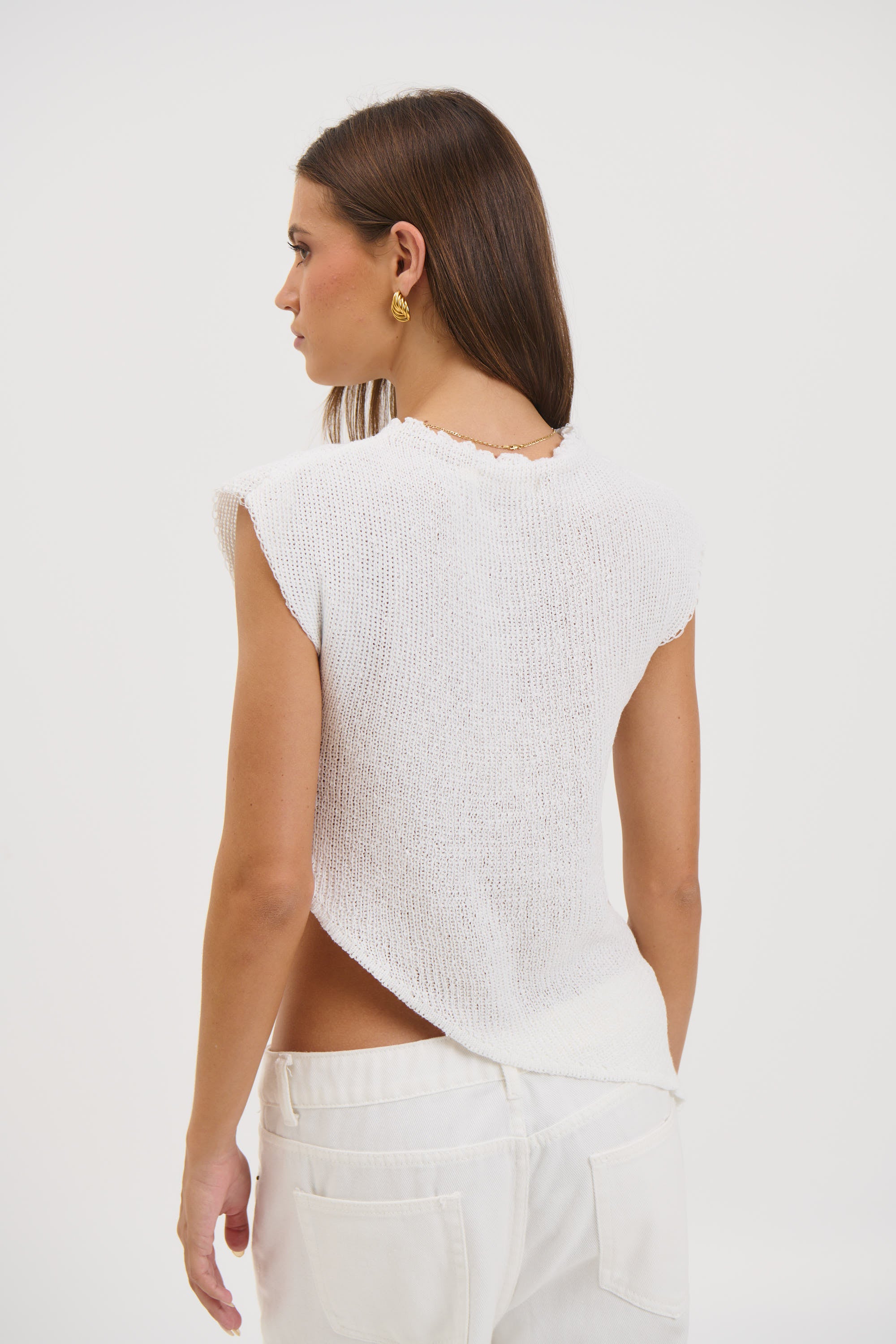 Cassie Top White