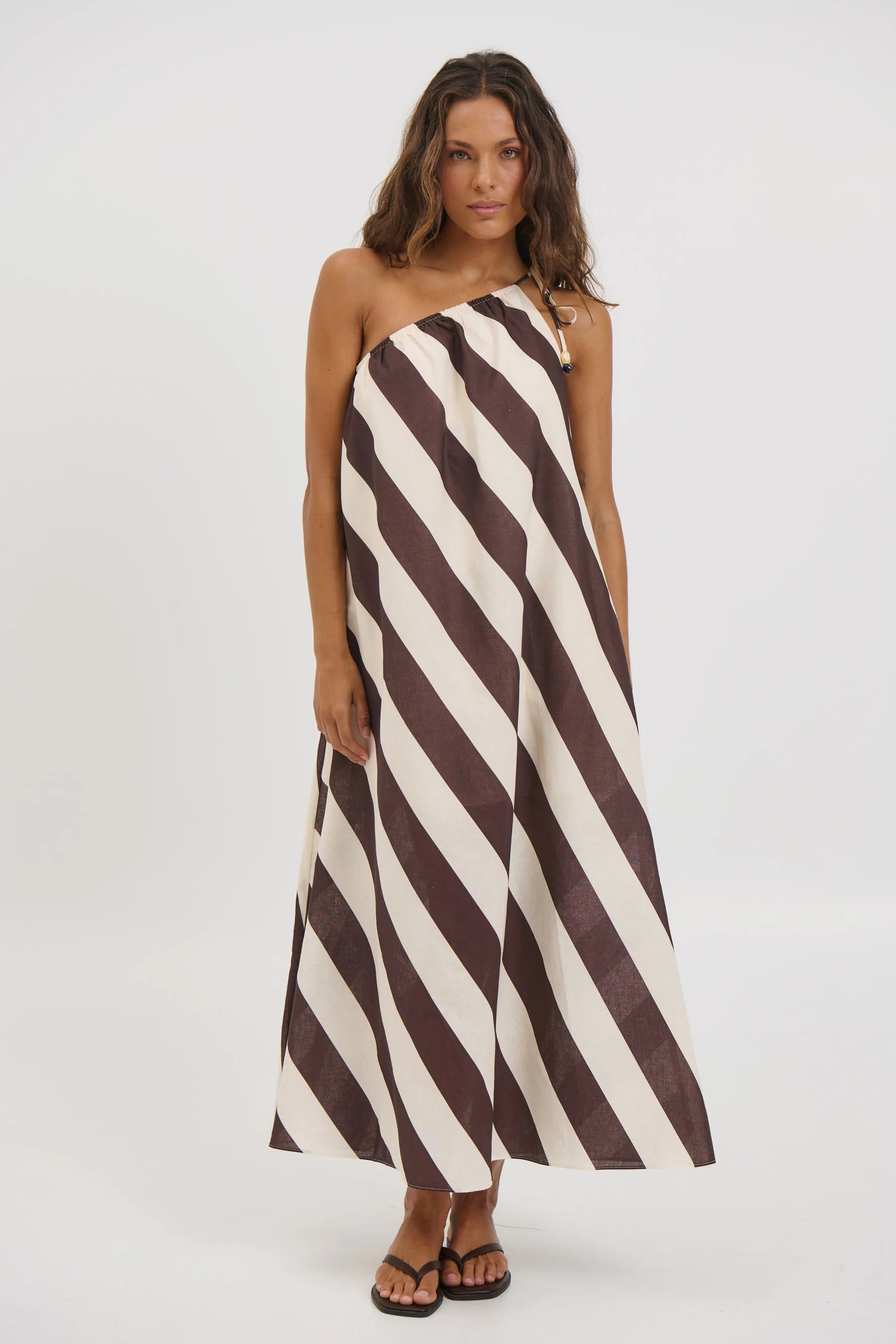 Neve Midi Dress Mocha