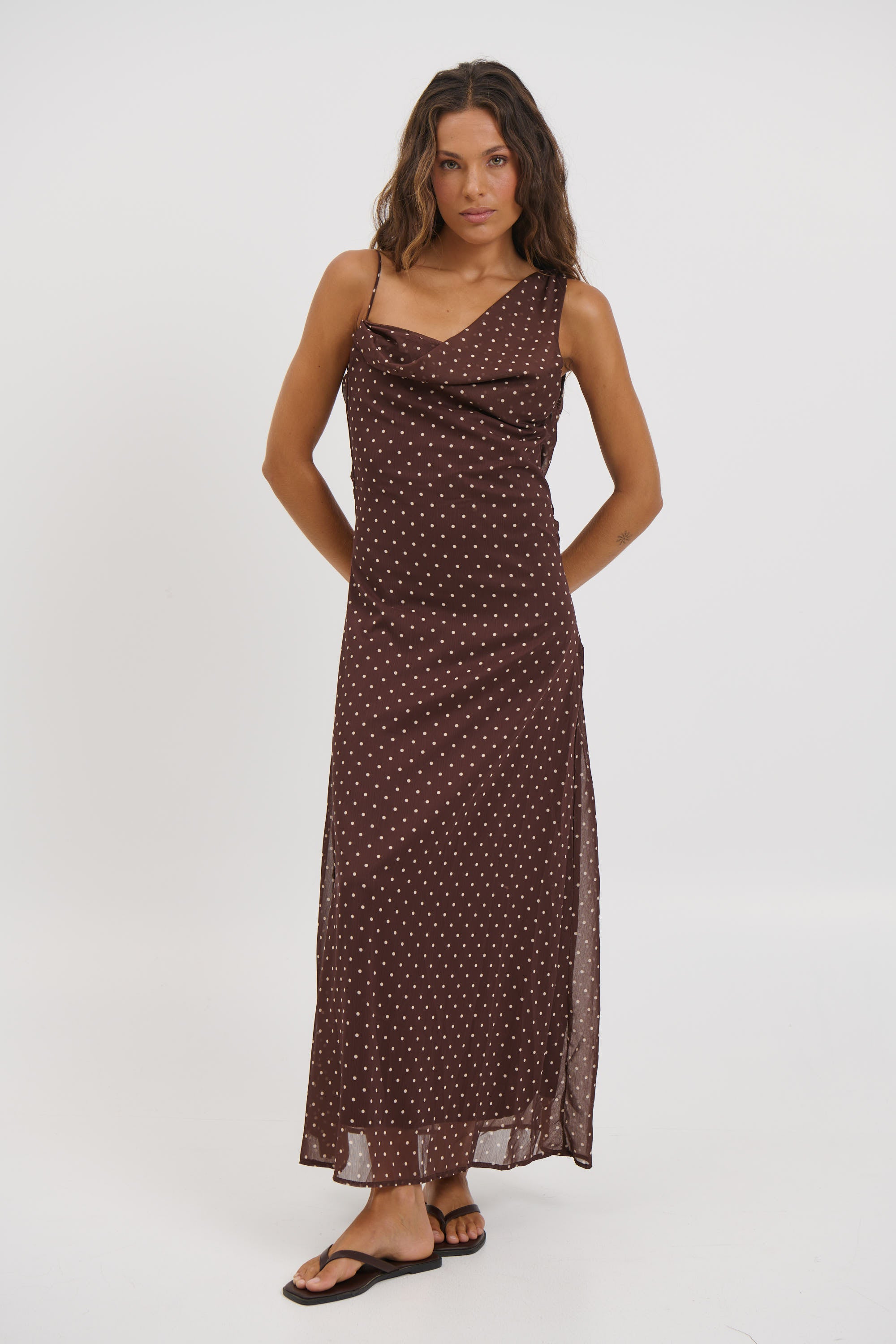 Oli Maxi Dress Brown