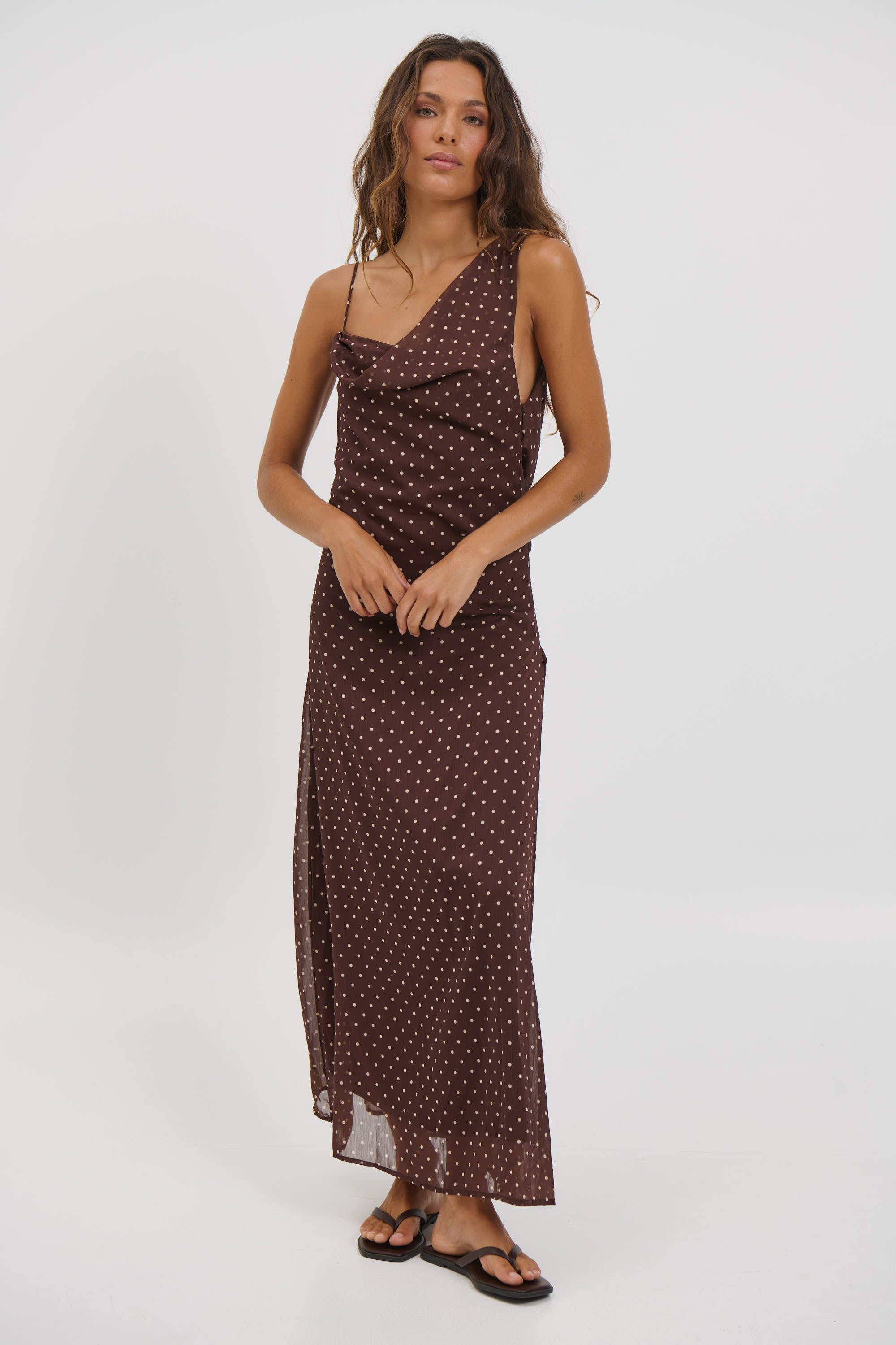 Oli Maxi Dress Brown