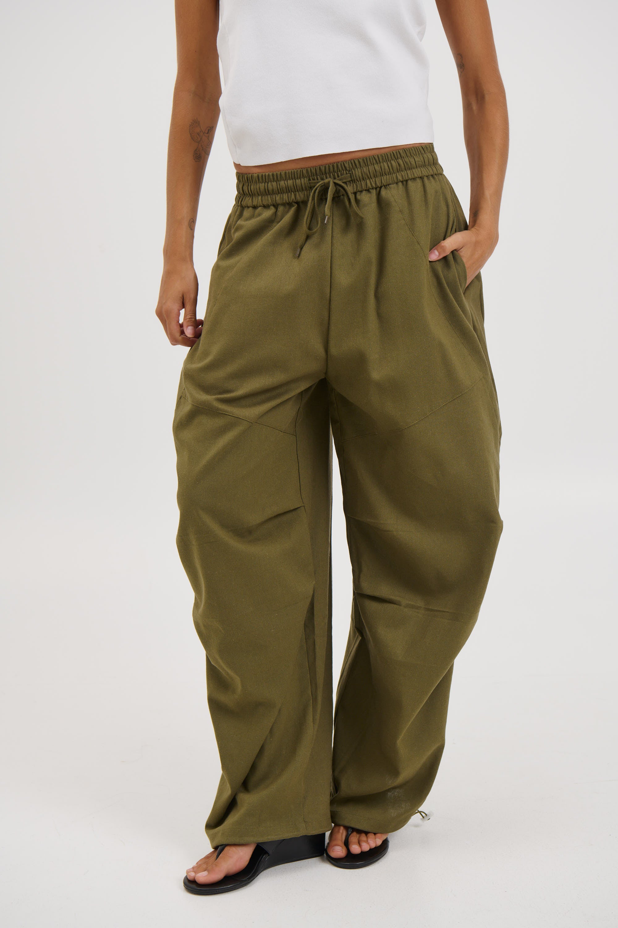 Lavinia Pant Khaki