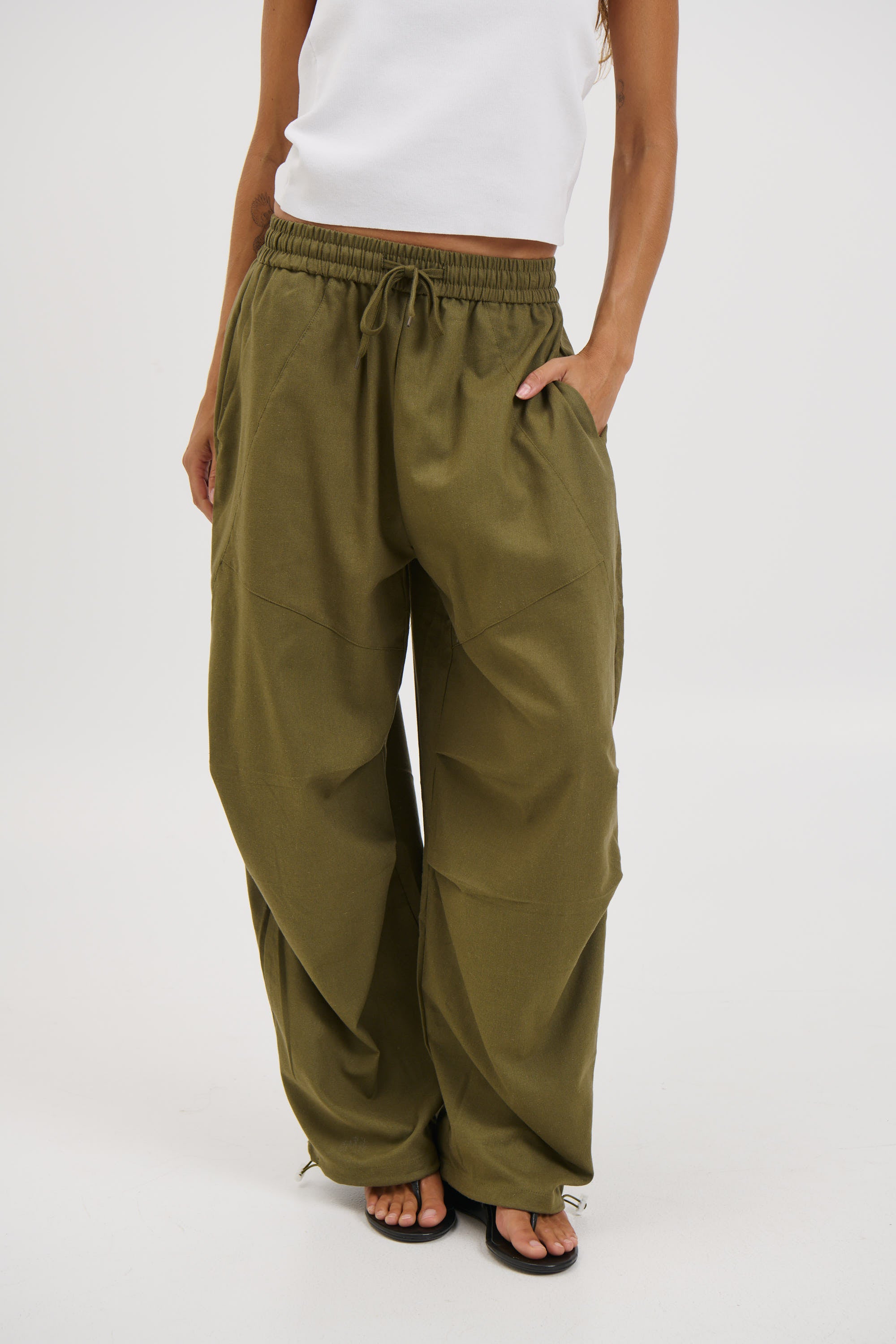 Lavinia Pant Khaki