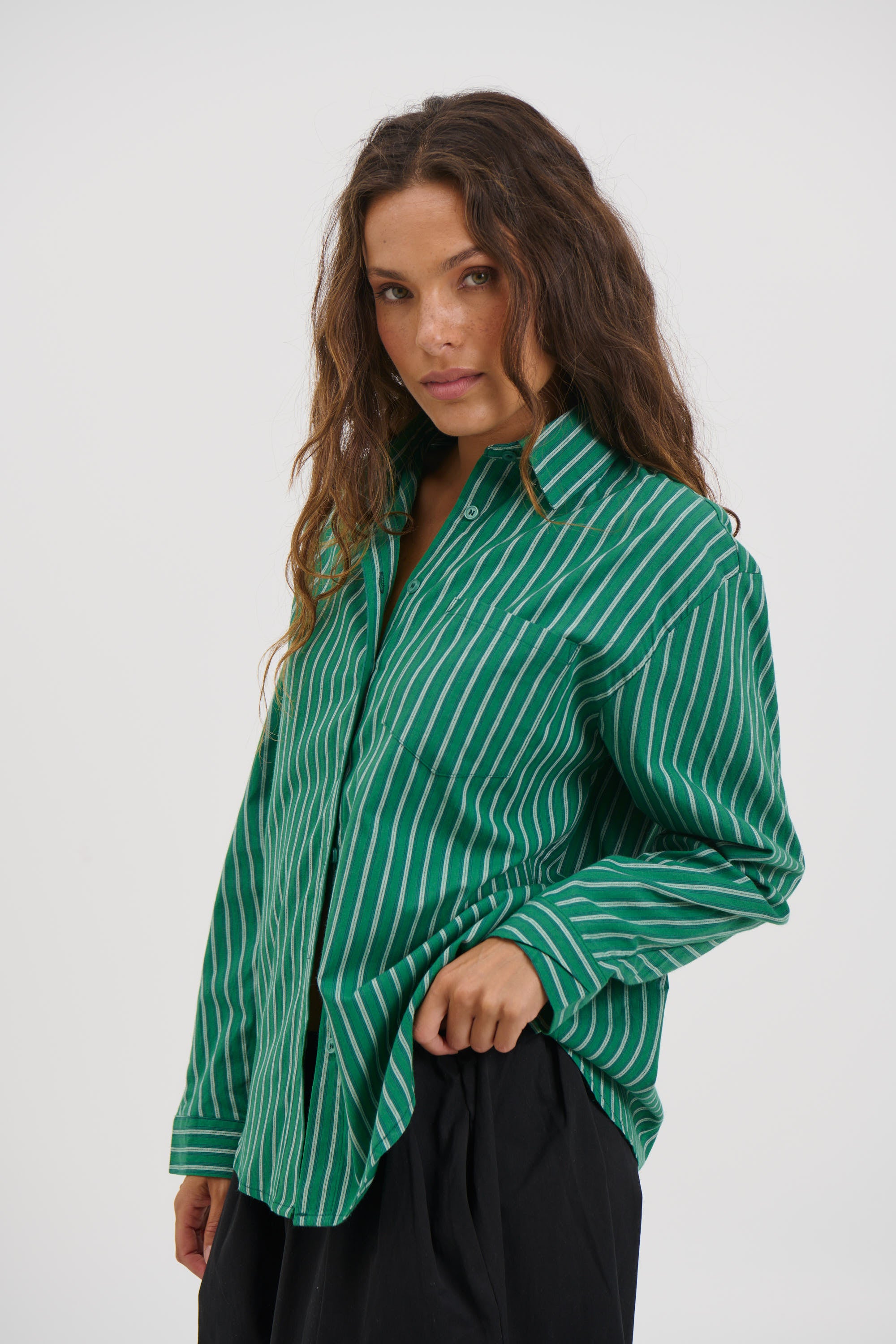 Hallie Shirt Green