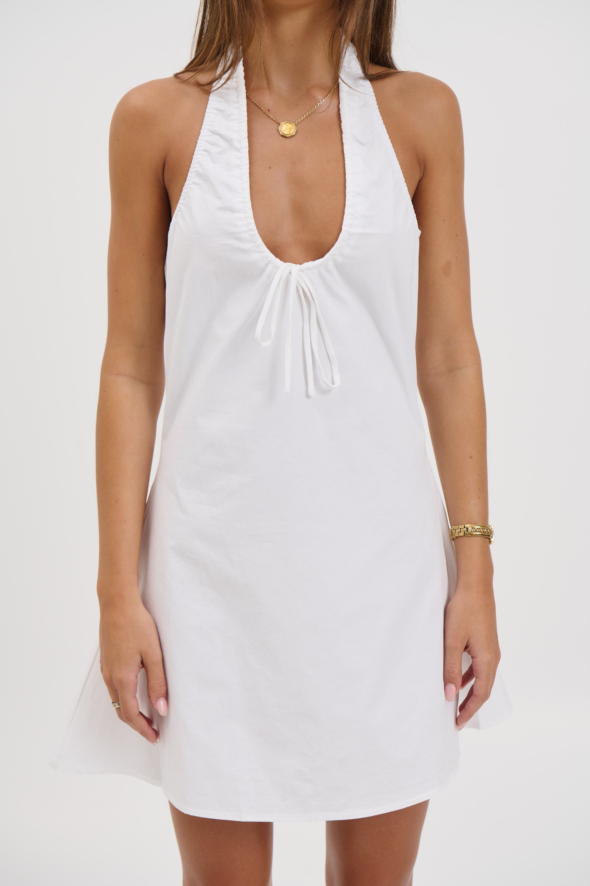 Penelope Mini Dress White