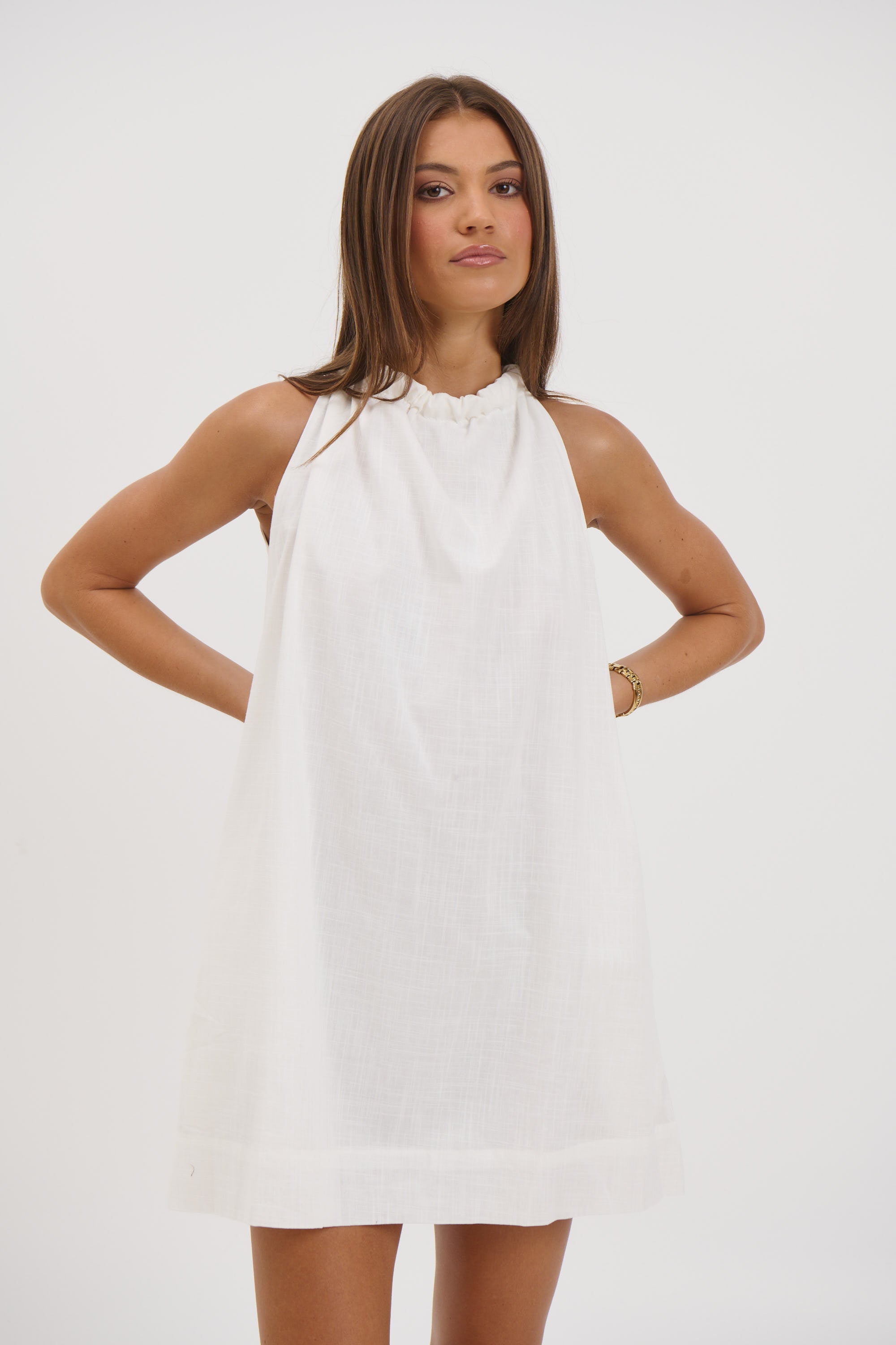 Novie Mini Dress White