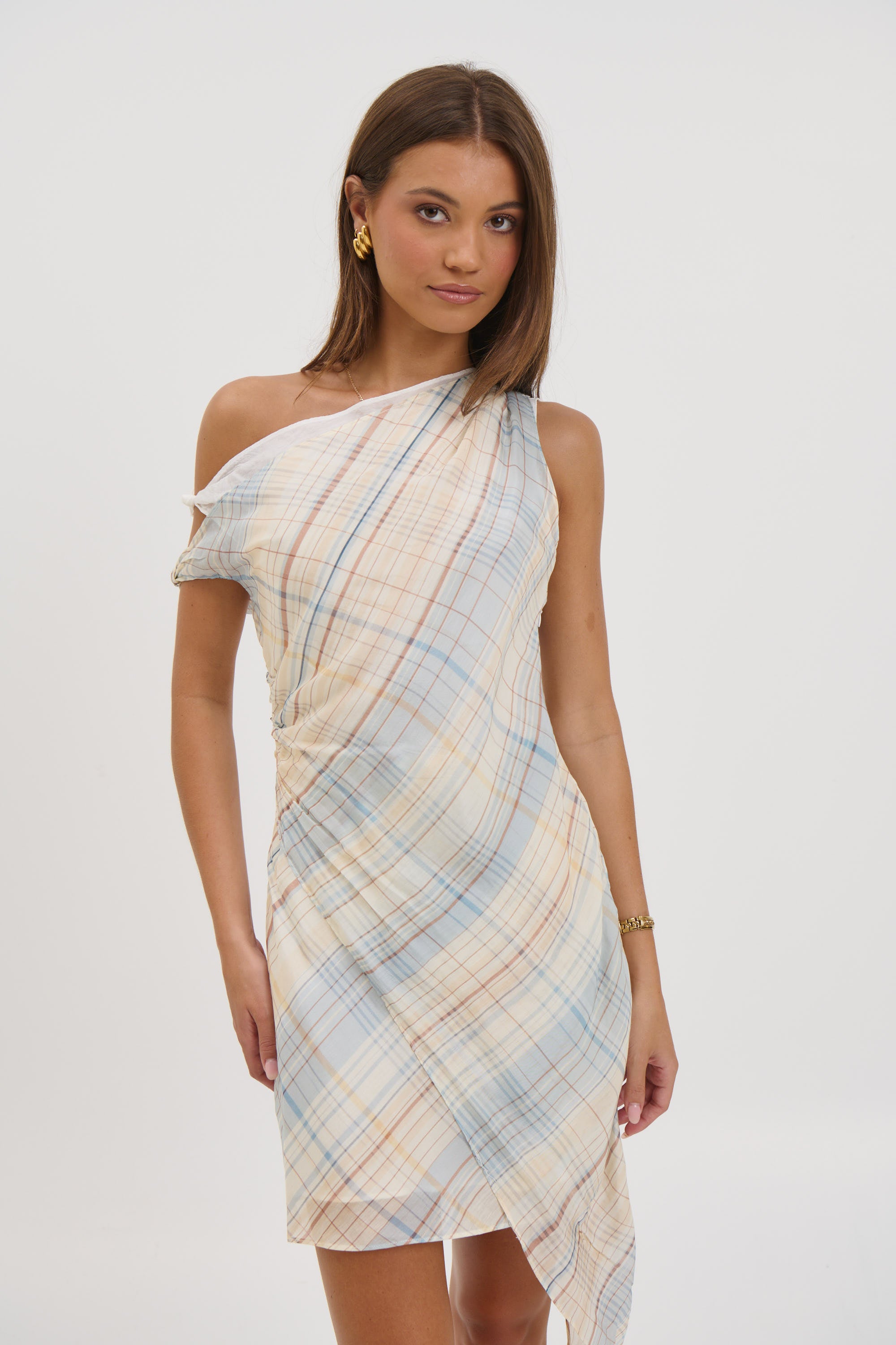 Avni Mini Dress Beige