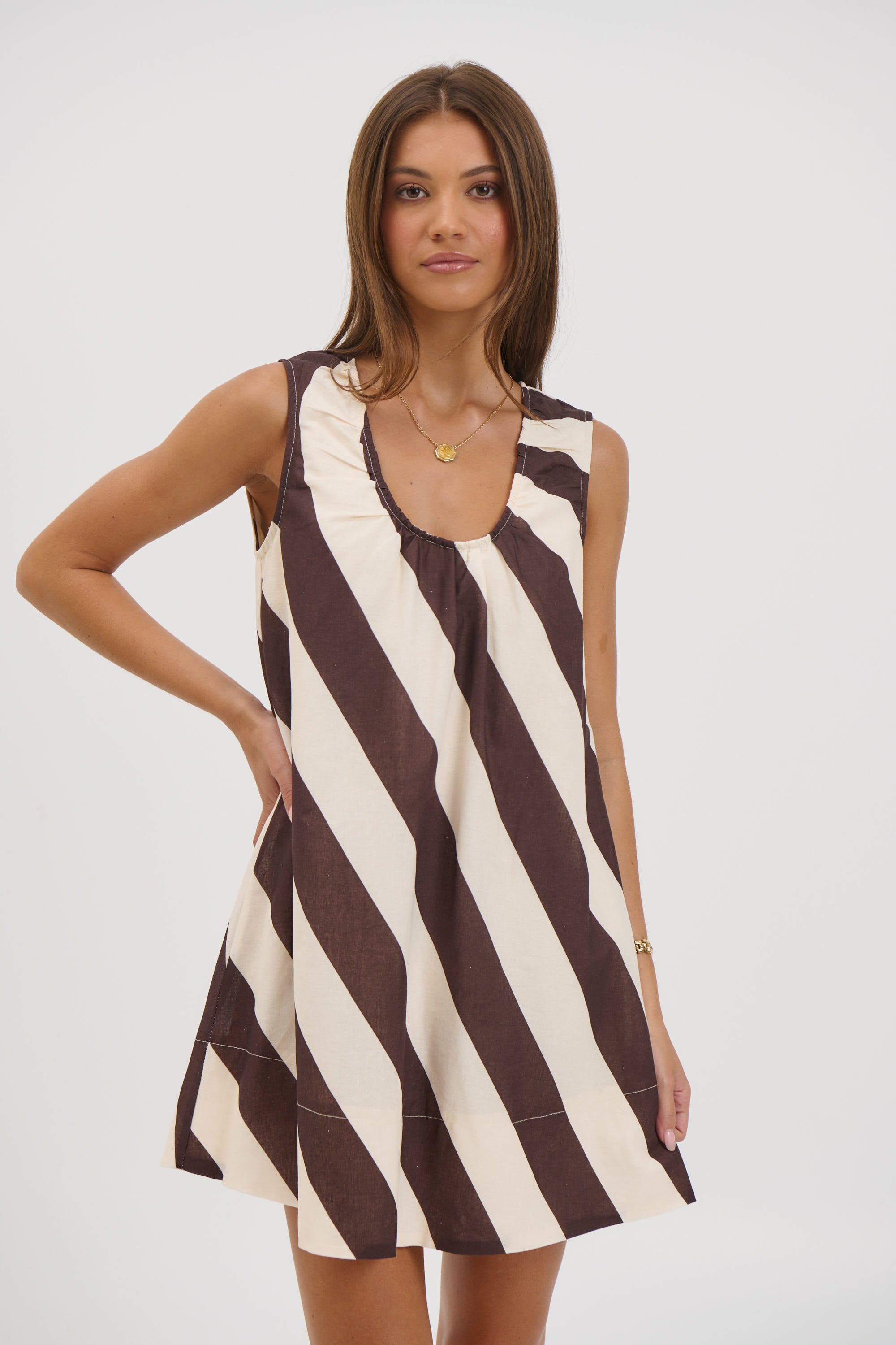 Tye Mini Dress Tiramisu