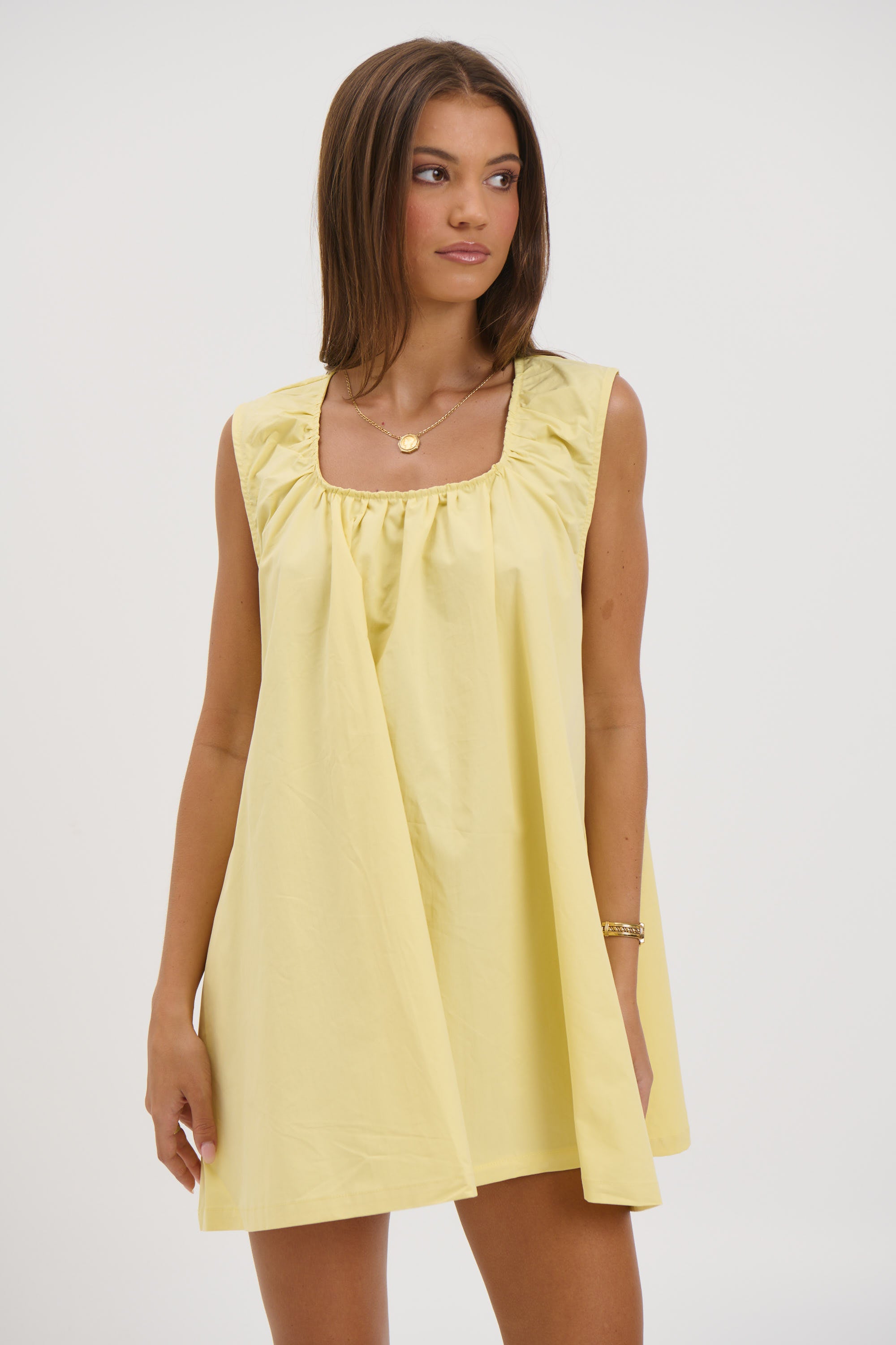 Miley Mini Dress Lemon