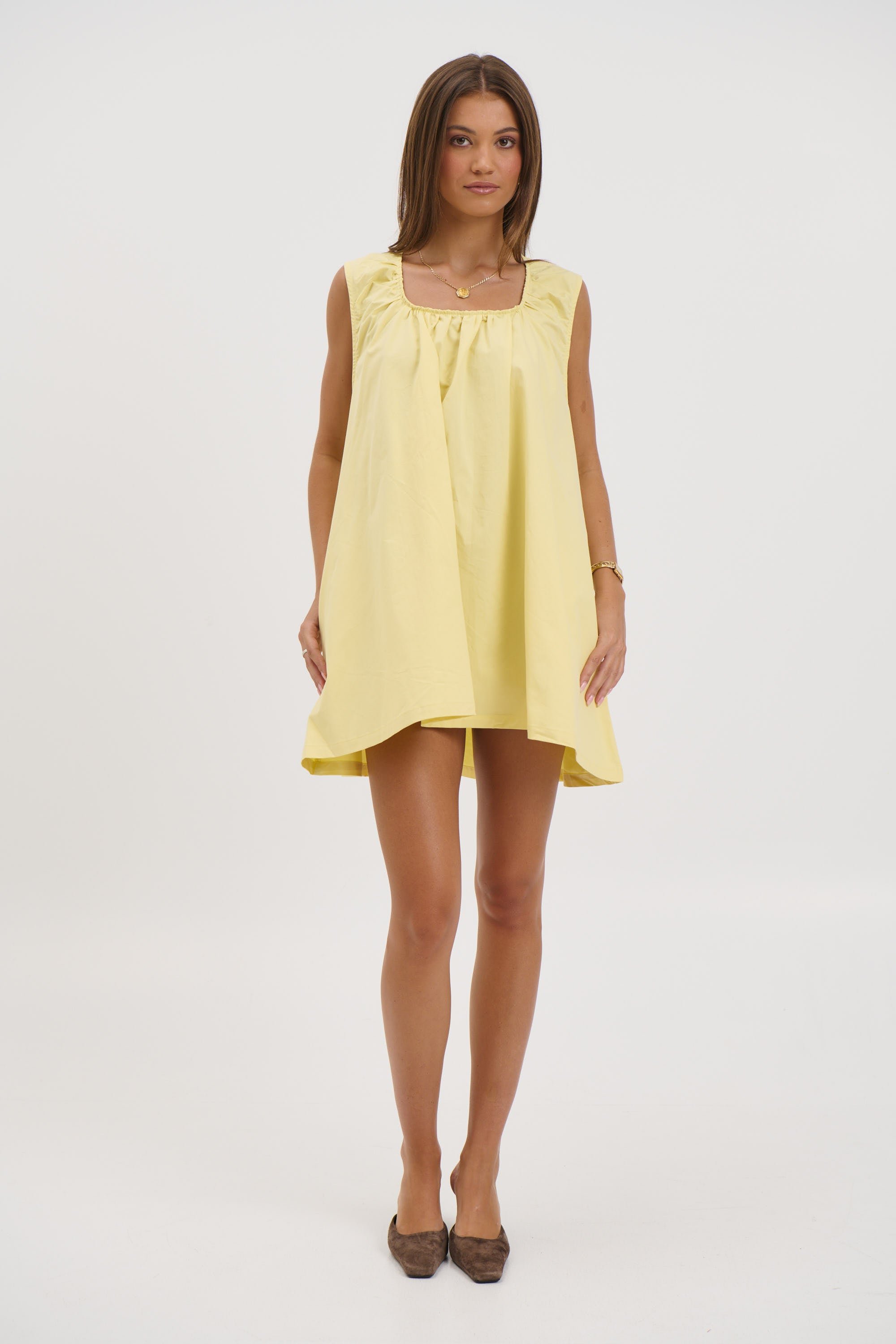 Miley Mini Dress Lemon