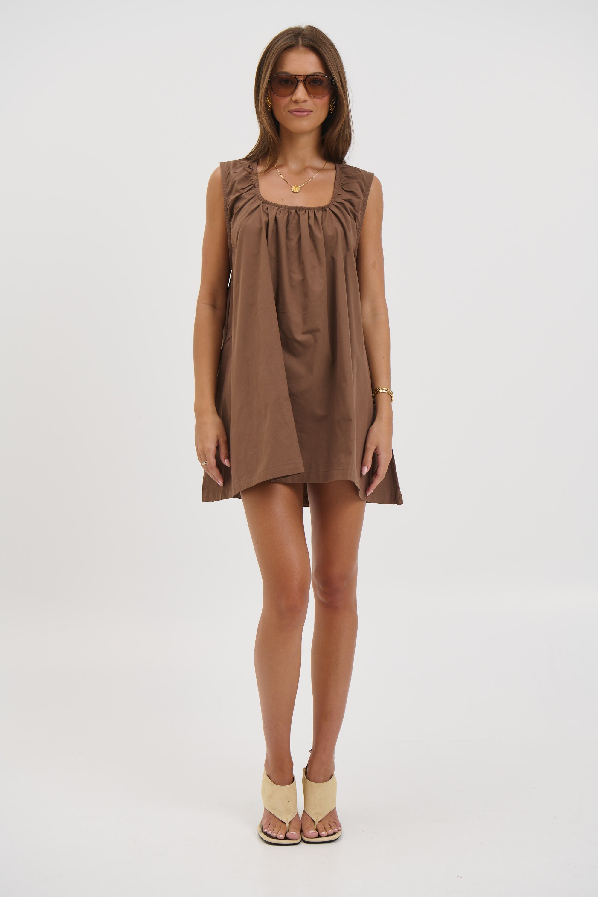 Miley Mini Dress Chocolate