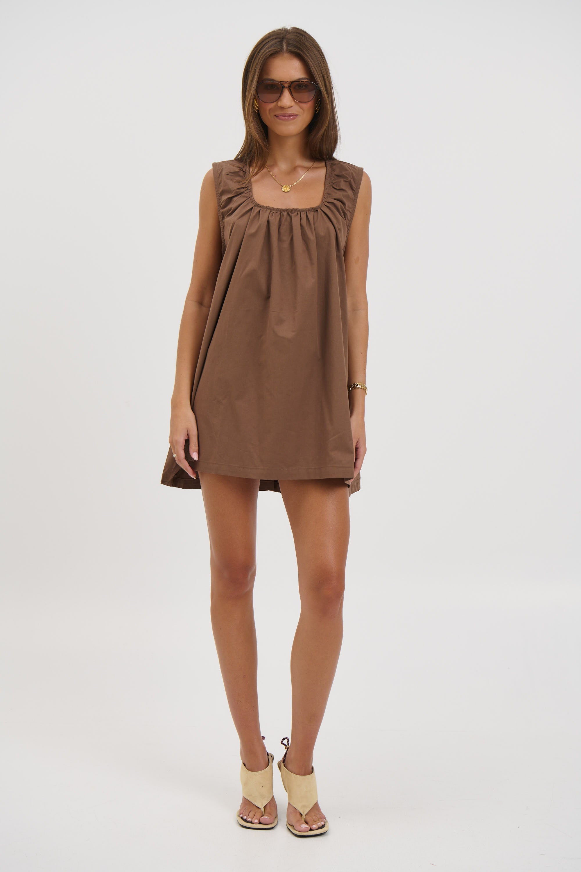 Miley Mini Dress Chocolate