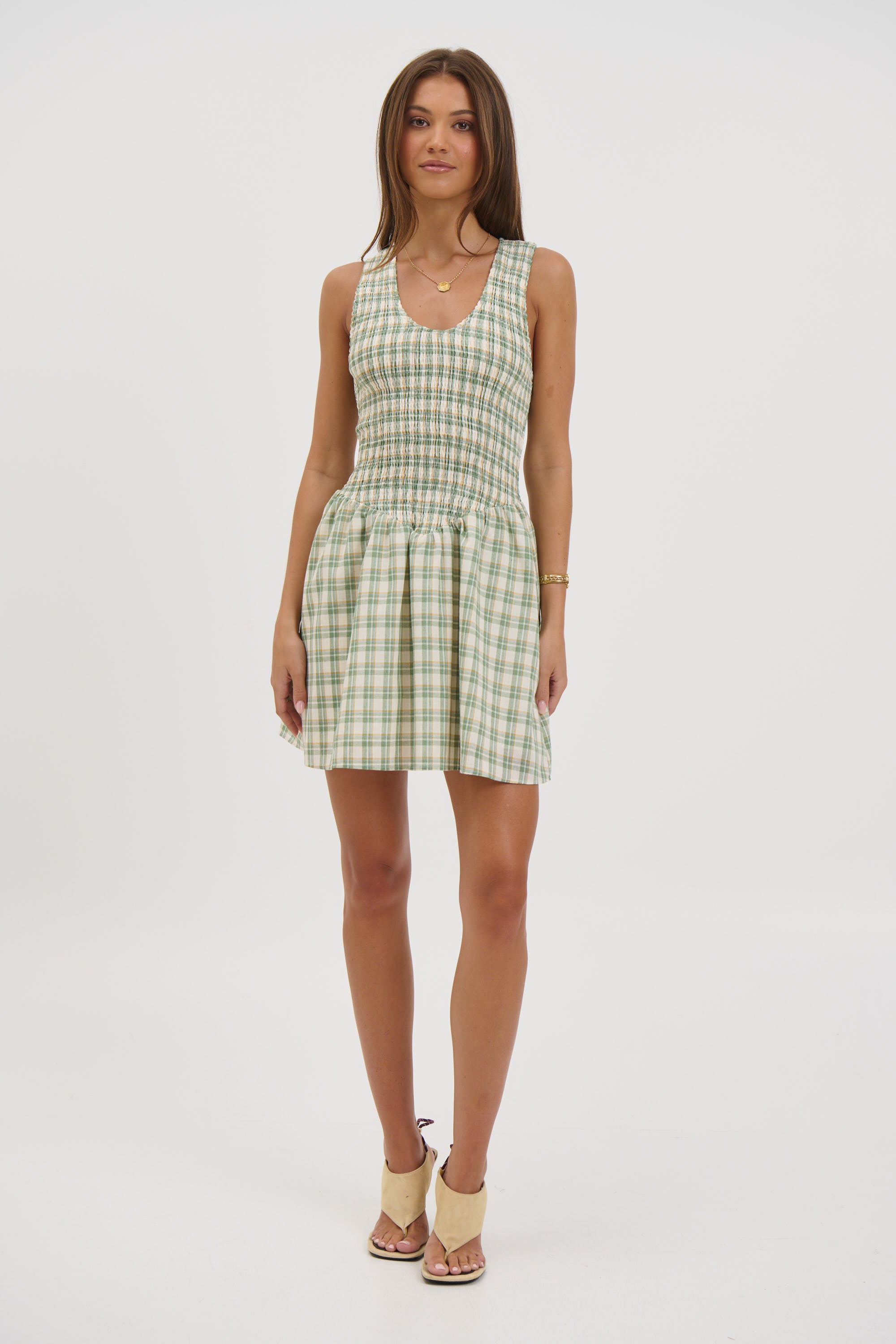 Essie Mini Dress Beige