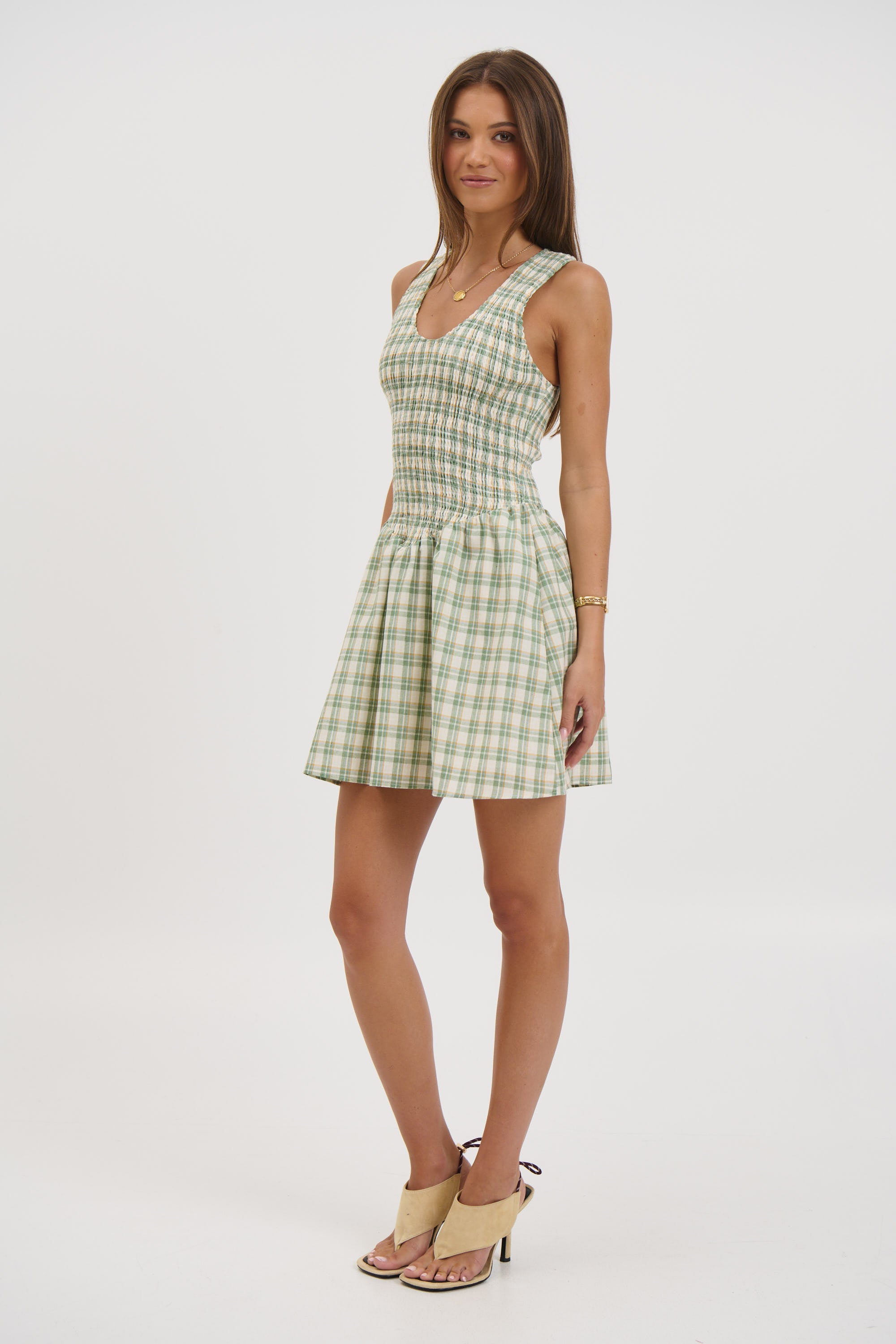 Essie Mini Dress Beige