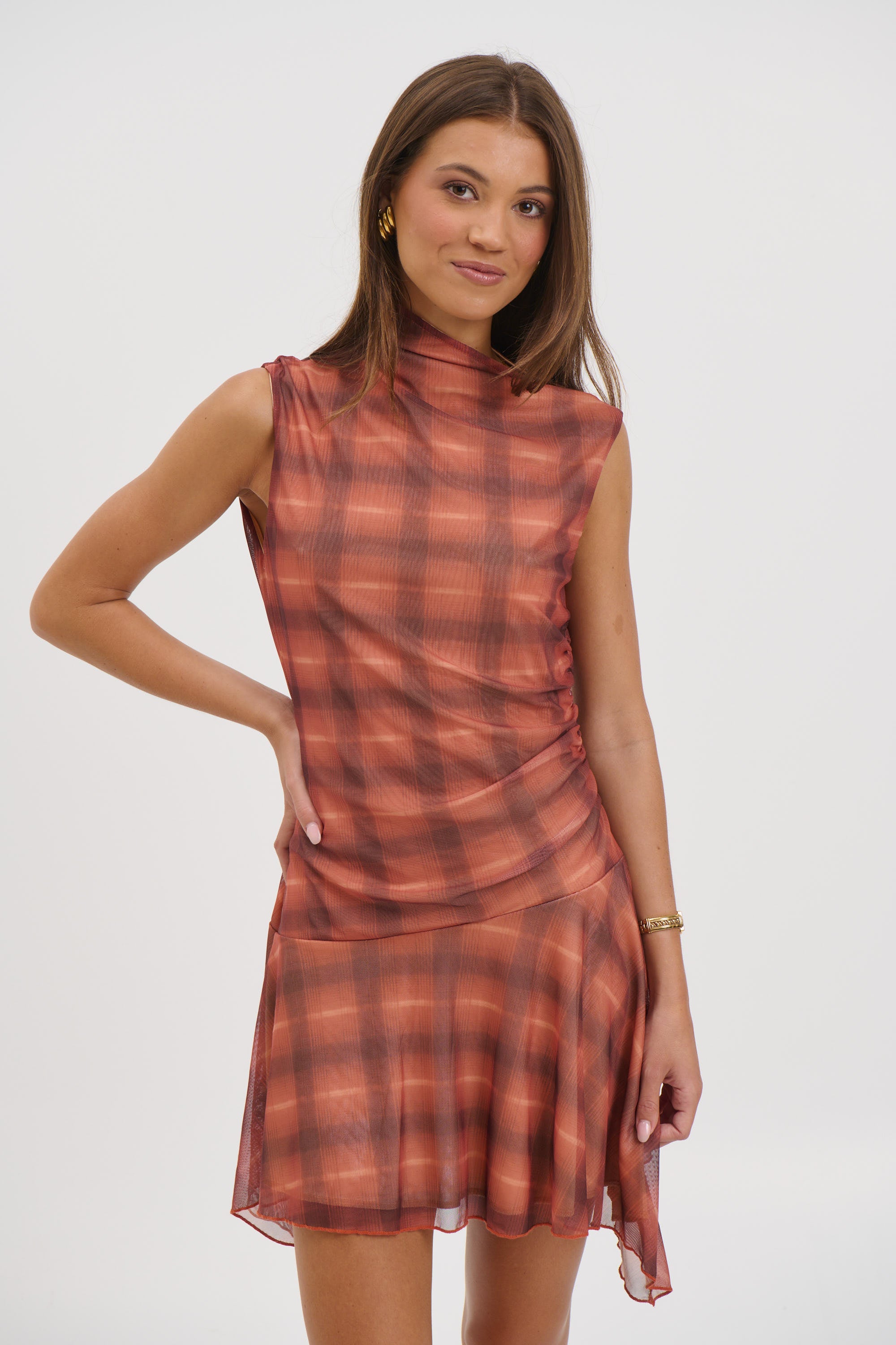 Elky Mini Dress Orange