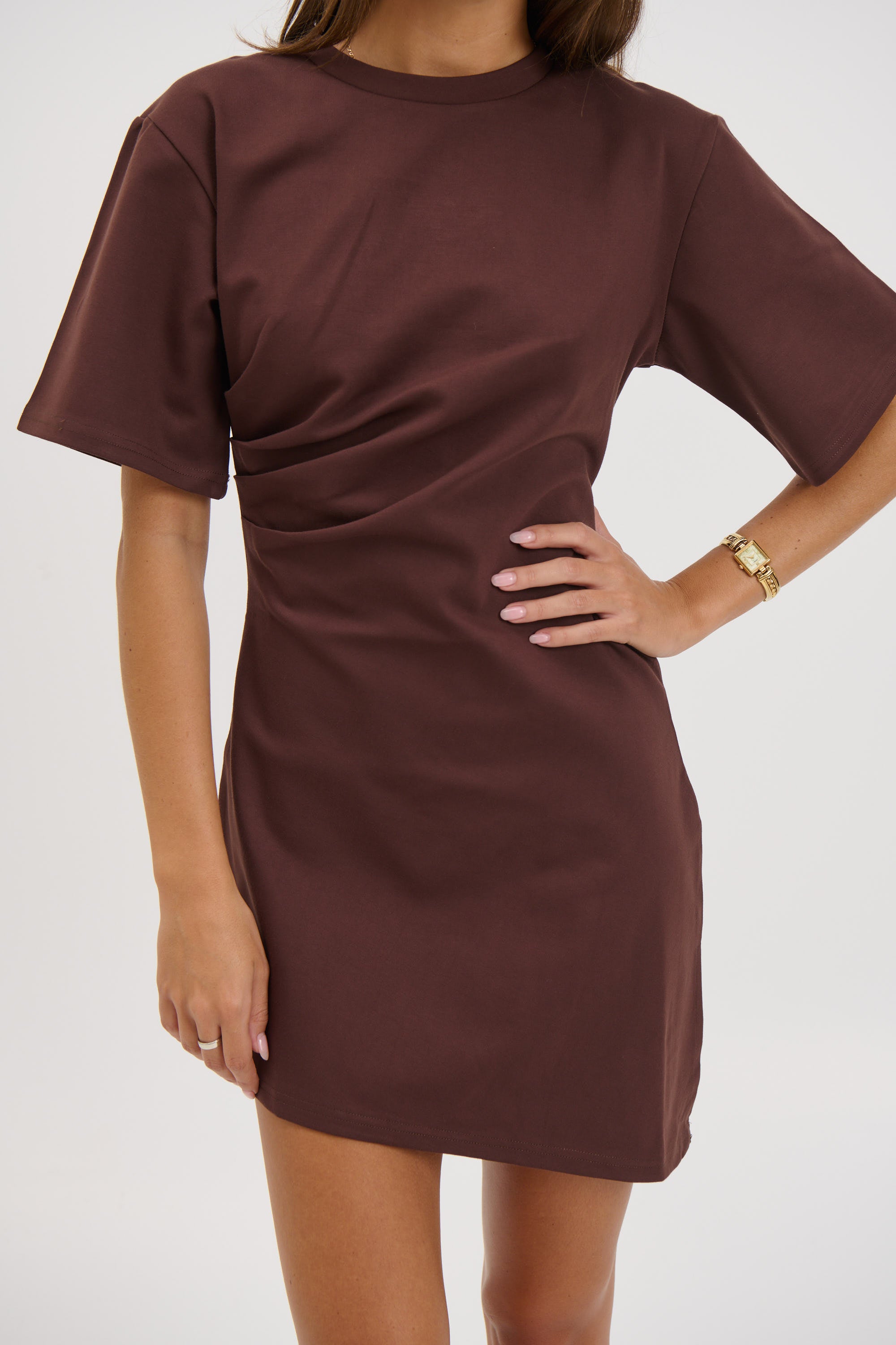 Cici Mini Dress Chocolate