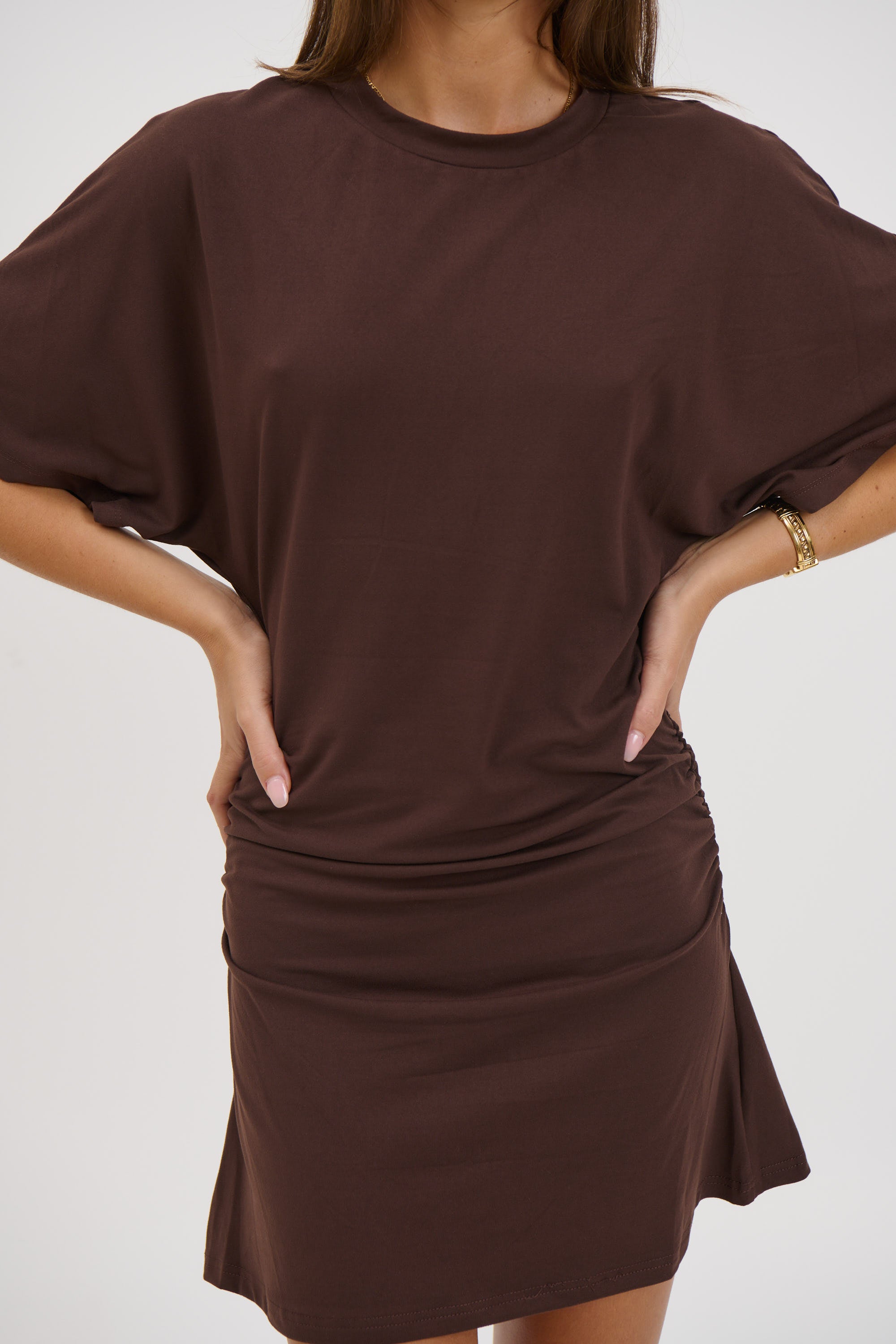 Kea Mini Dress Chocolate