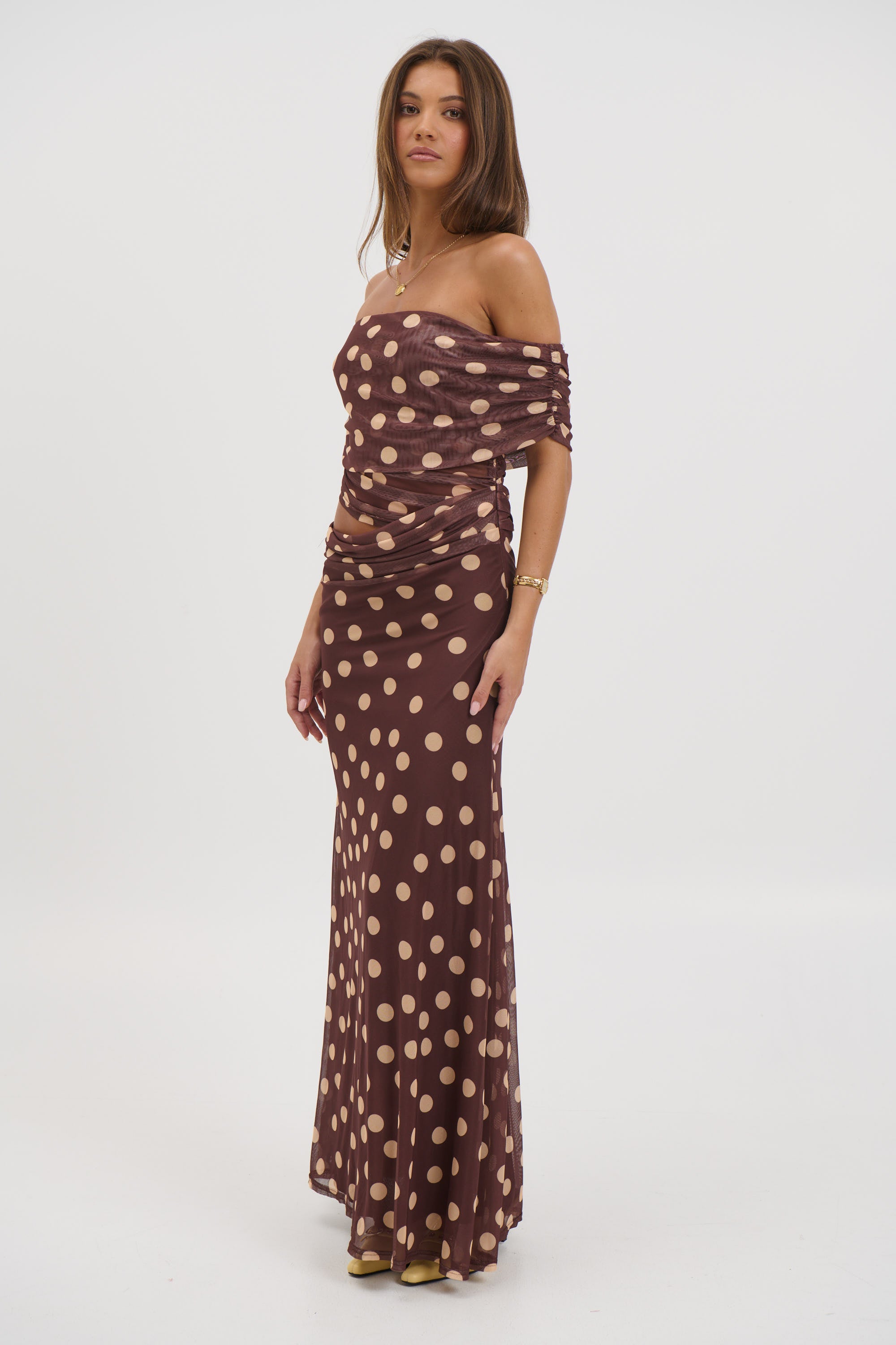 Skylar Midi Dress Mocha