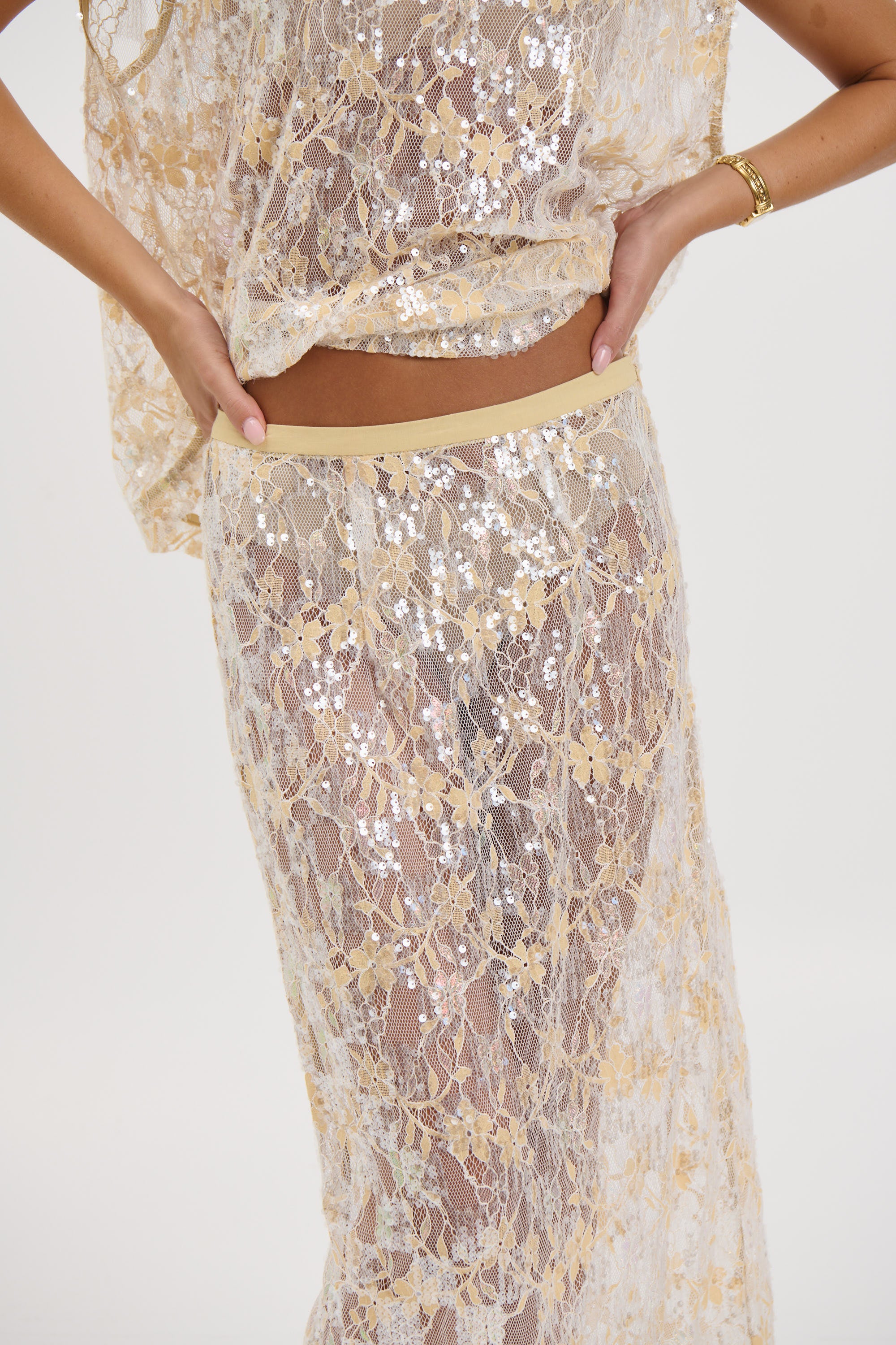 Fern Skirt Gold