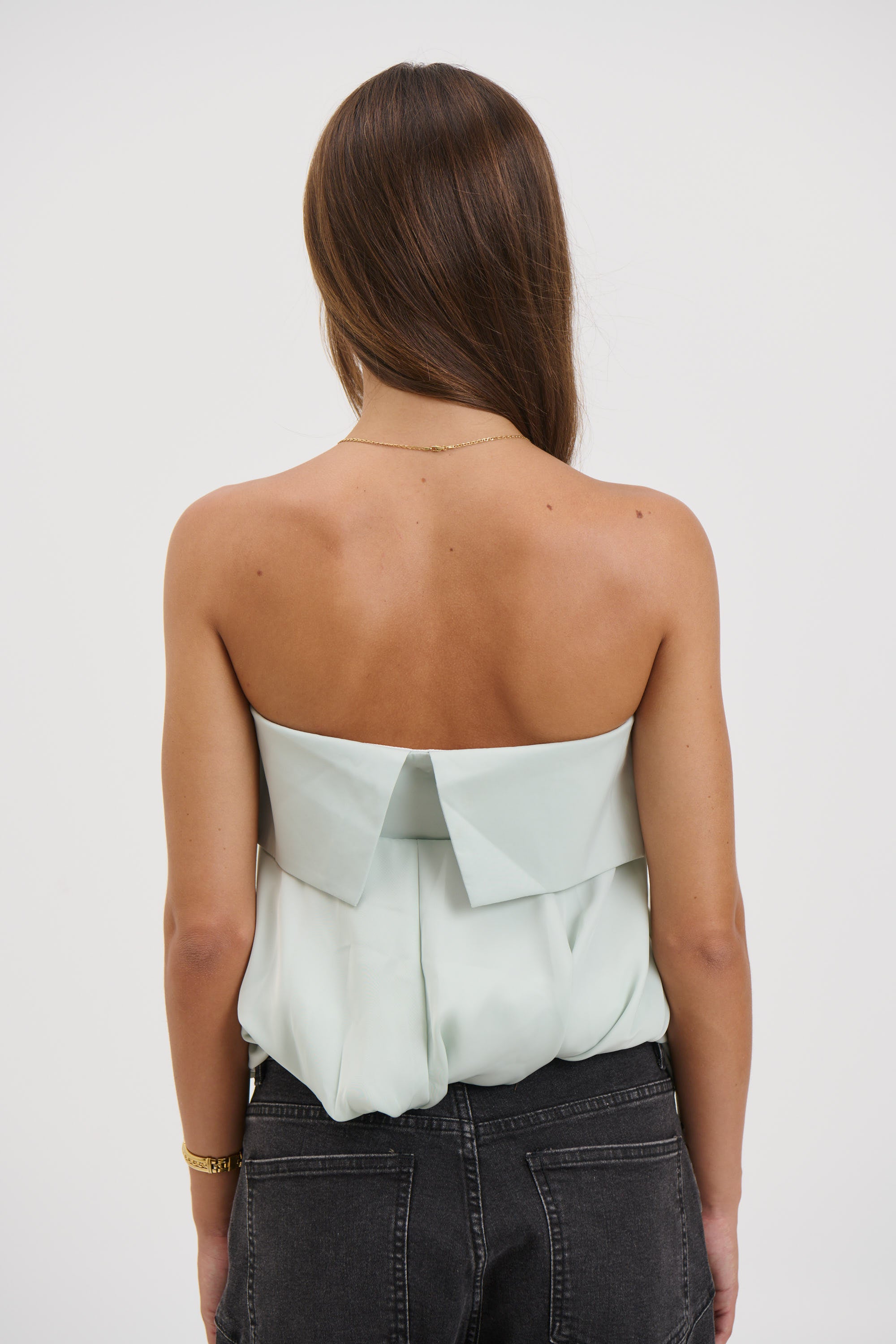 Makenzie Strapless Top Mint