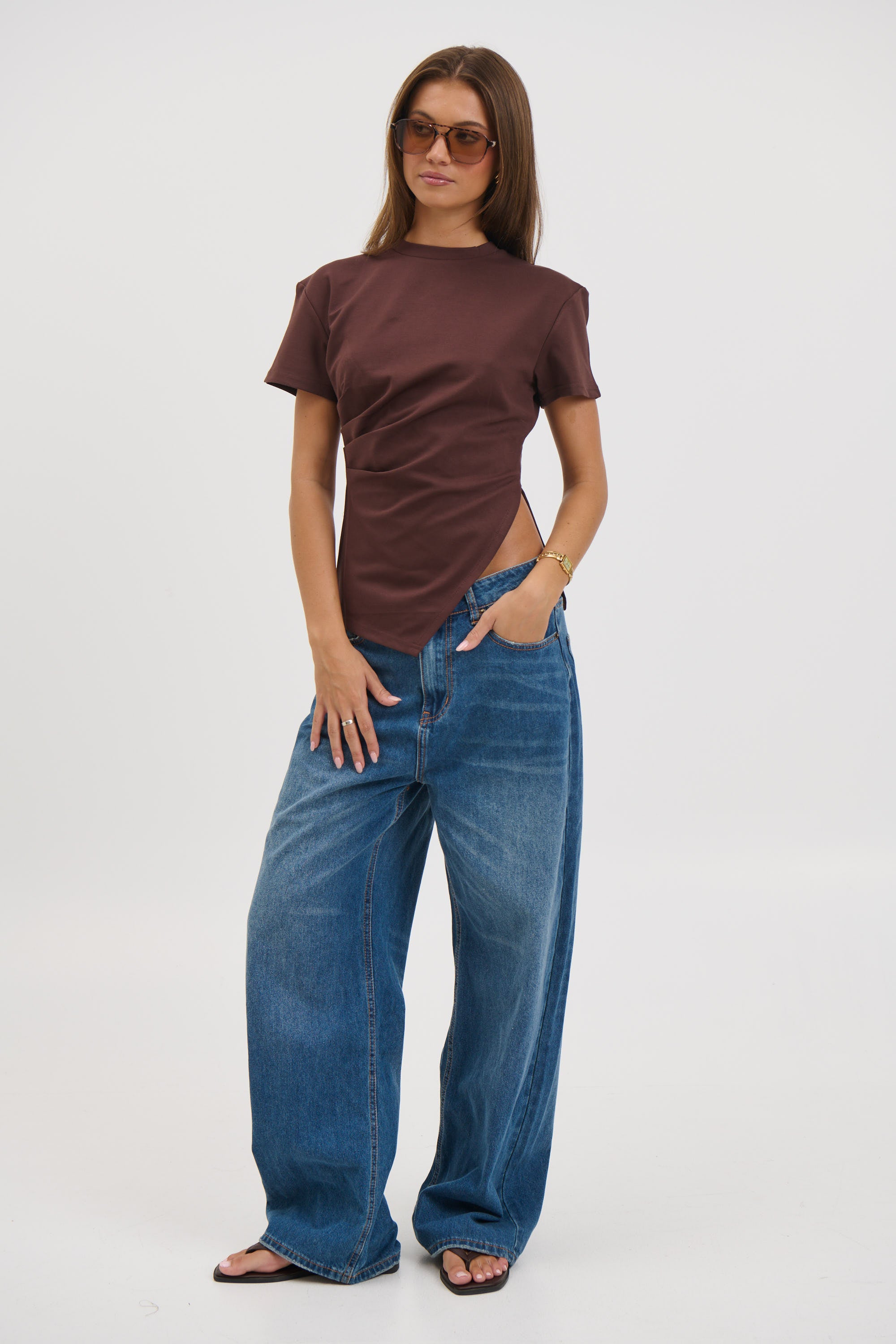 Hilary Top Dark Cocao