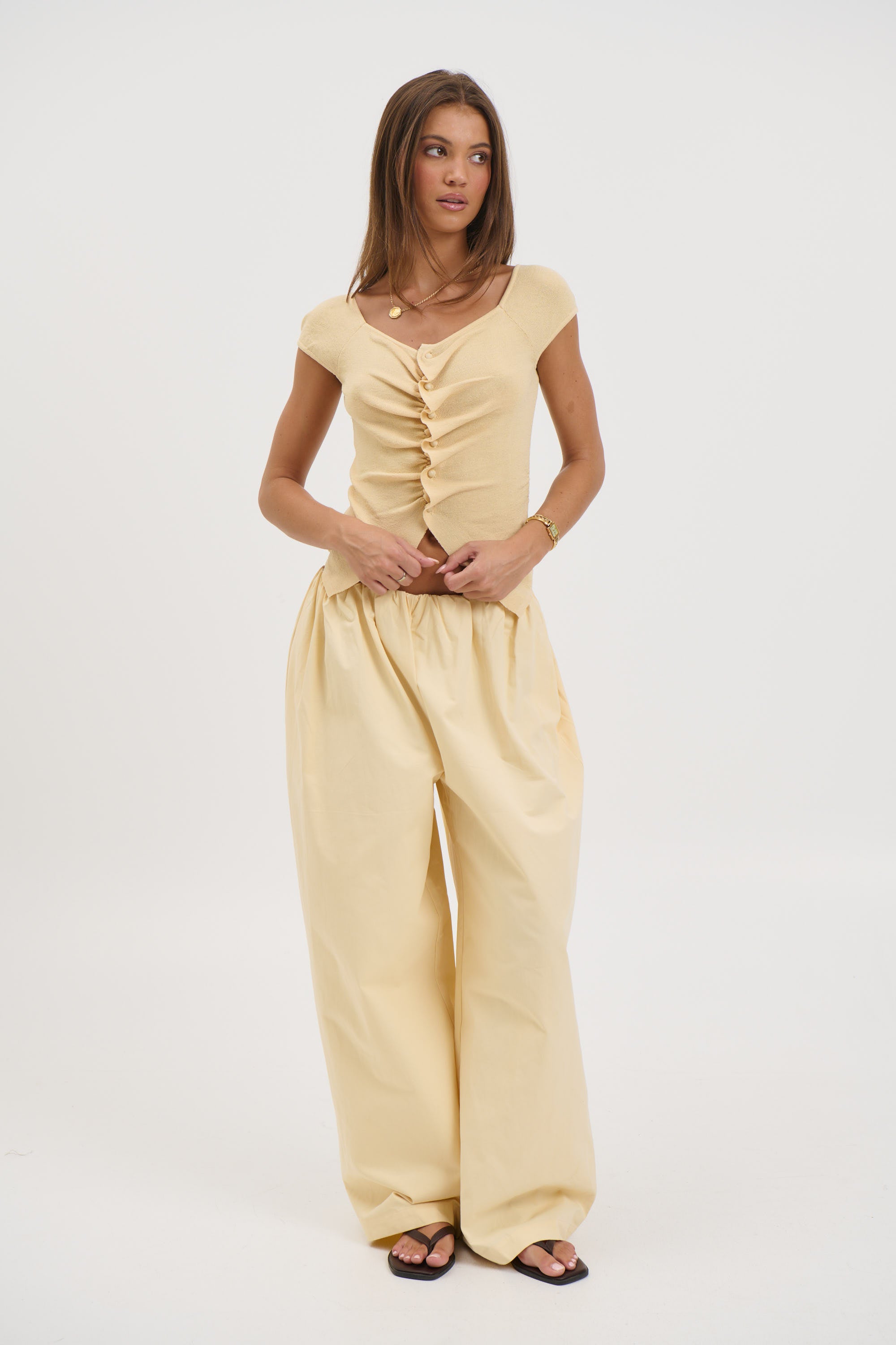 Lilly Button Up Butter