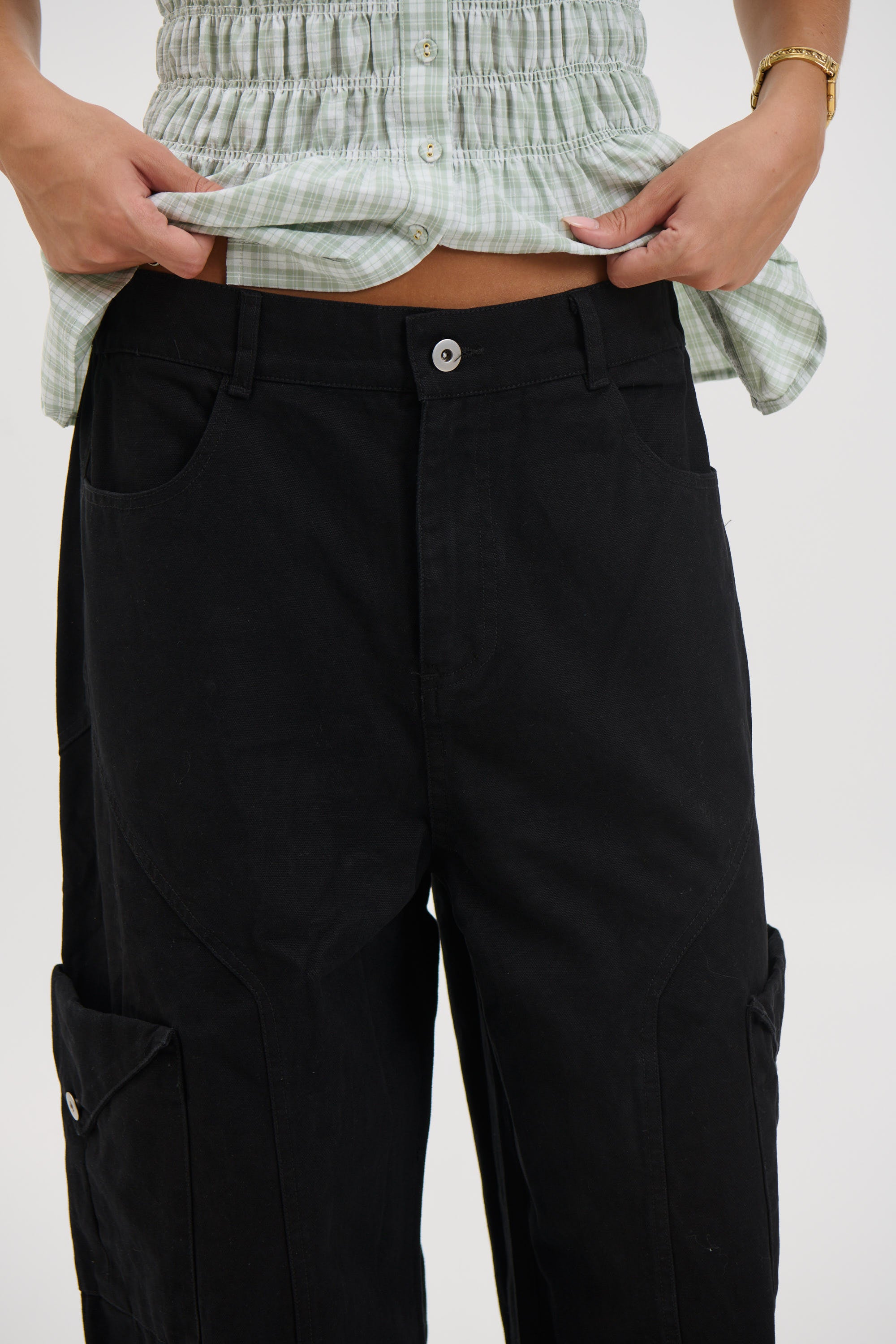 Annie Cargo Pant Black