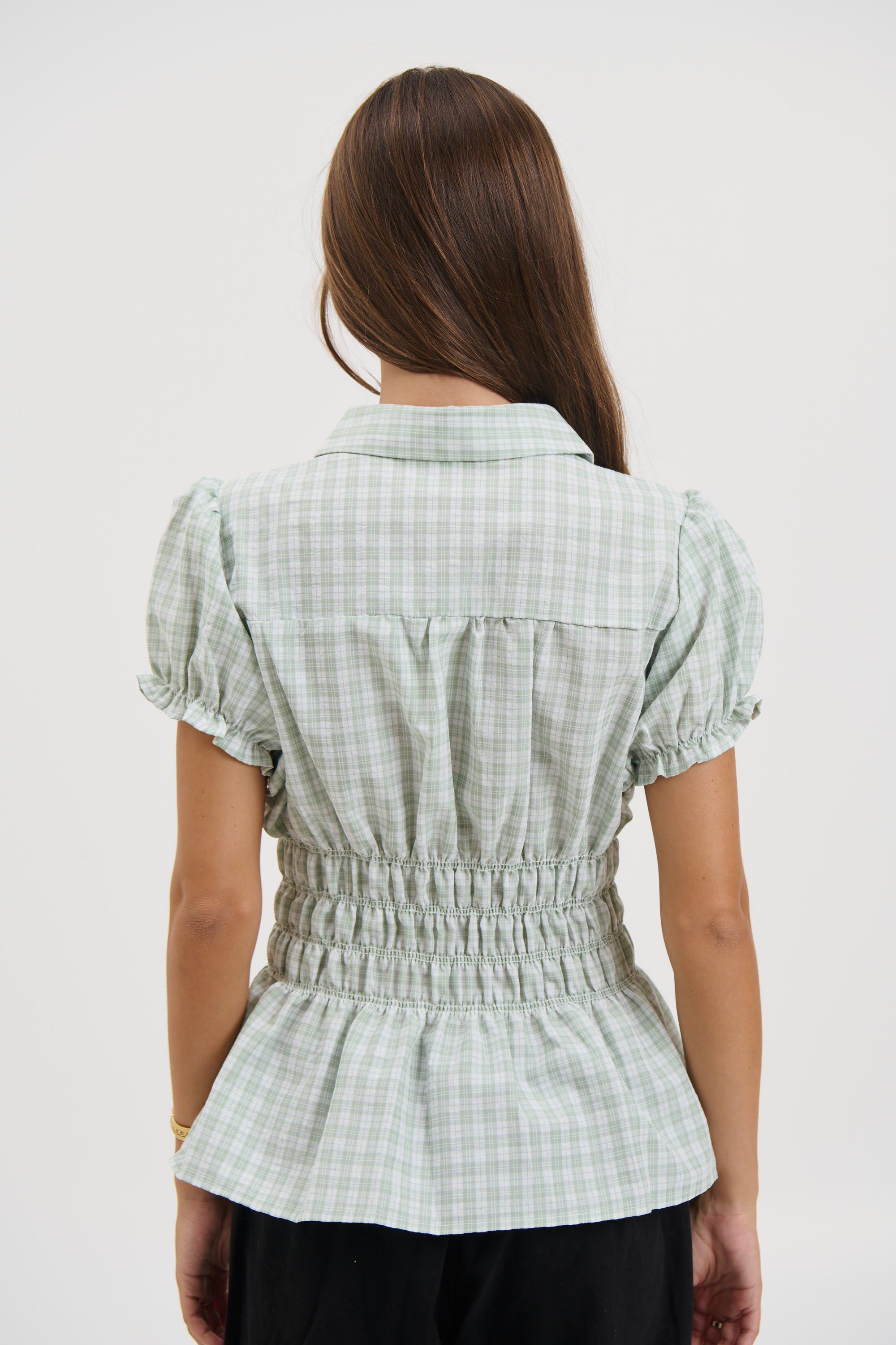 Talia Short Sleeve Shirt Sage